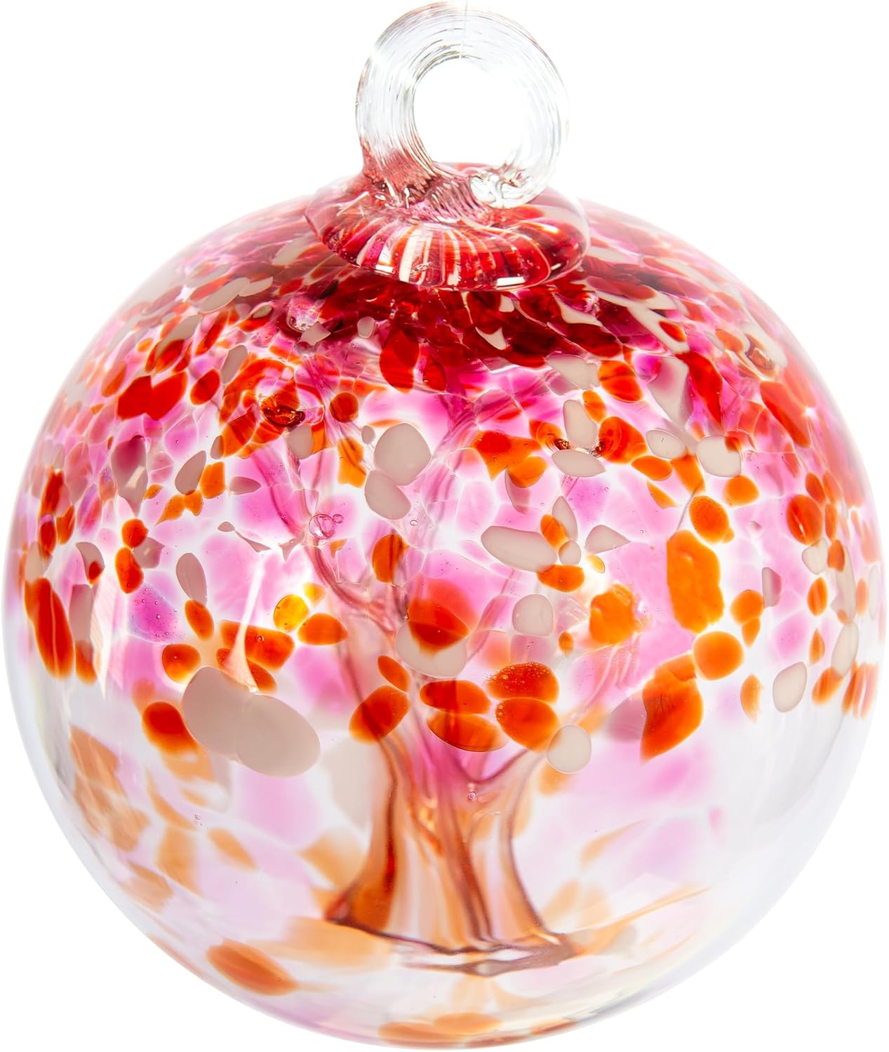 Dale Tiffany Hand Blown Glass Tree of Life Gazing Ball