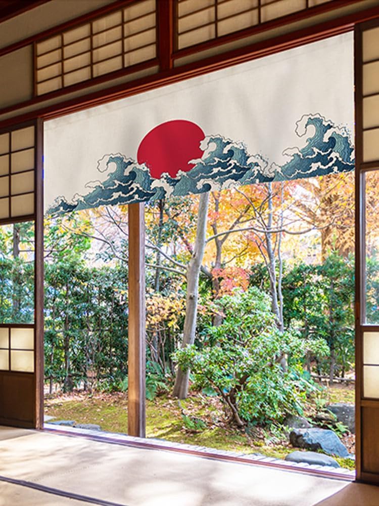 Konsilsa Japanese Curtain Panels No-Drill