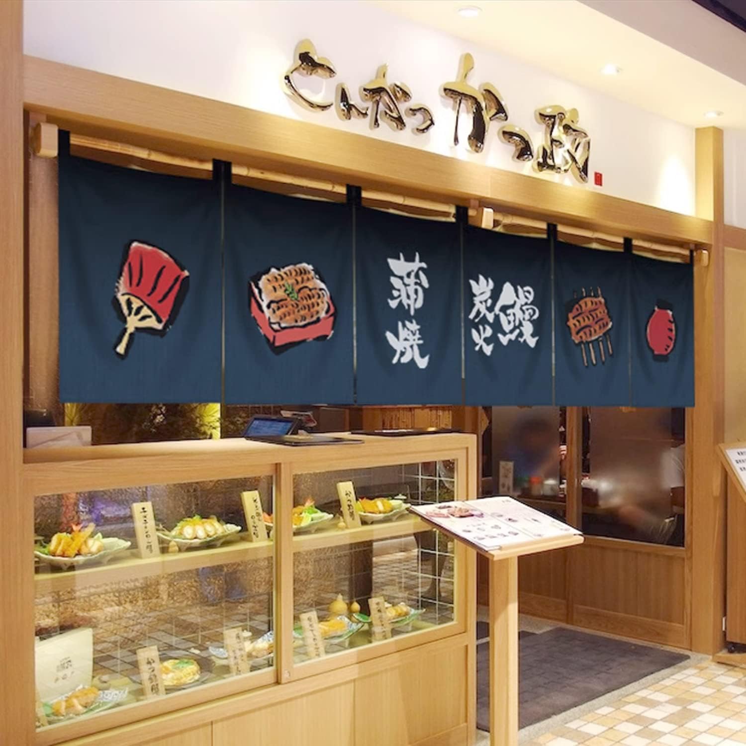 Japanese Style Curtain for Restaurant and Sushi Bar Decoration