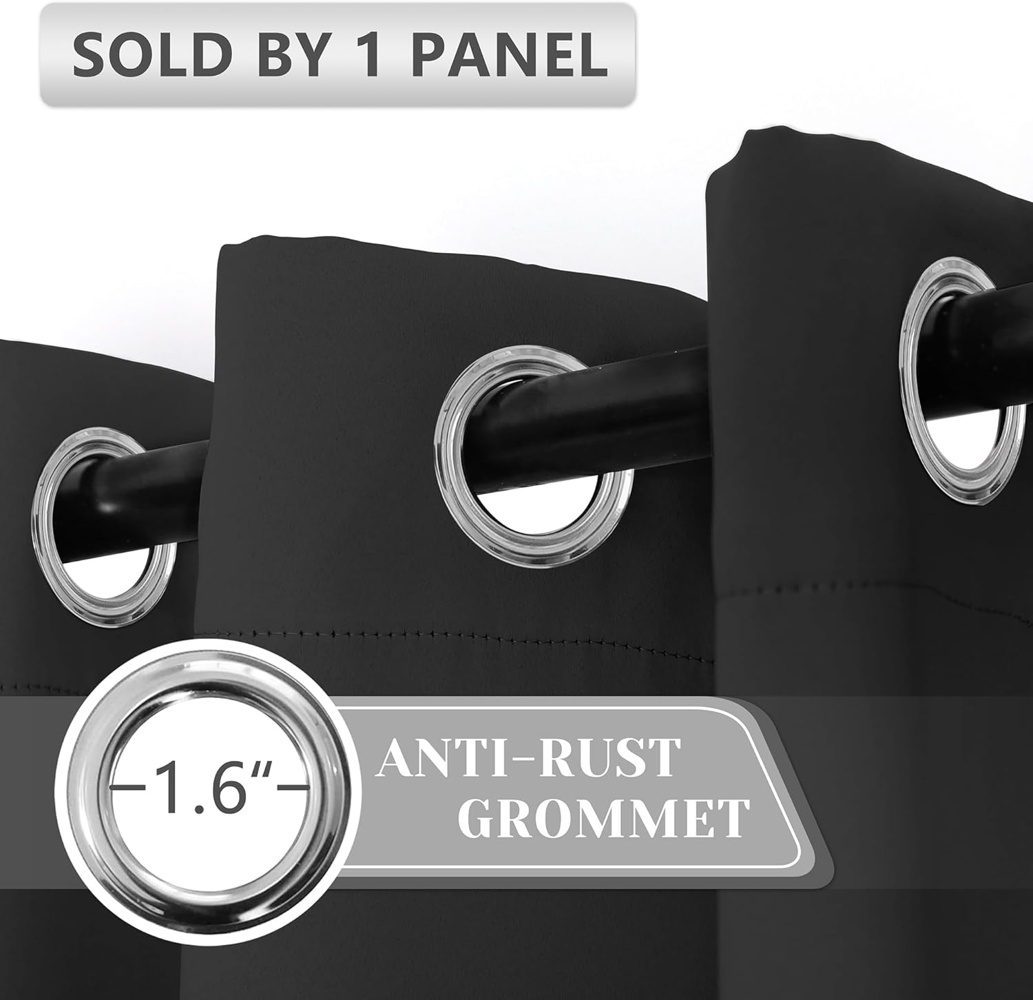 AOSKY Door Curtains for Privacy and Light Blockage