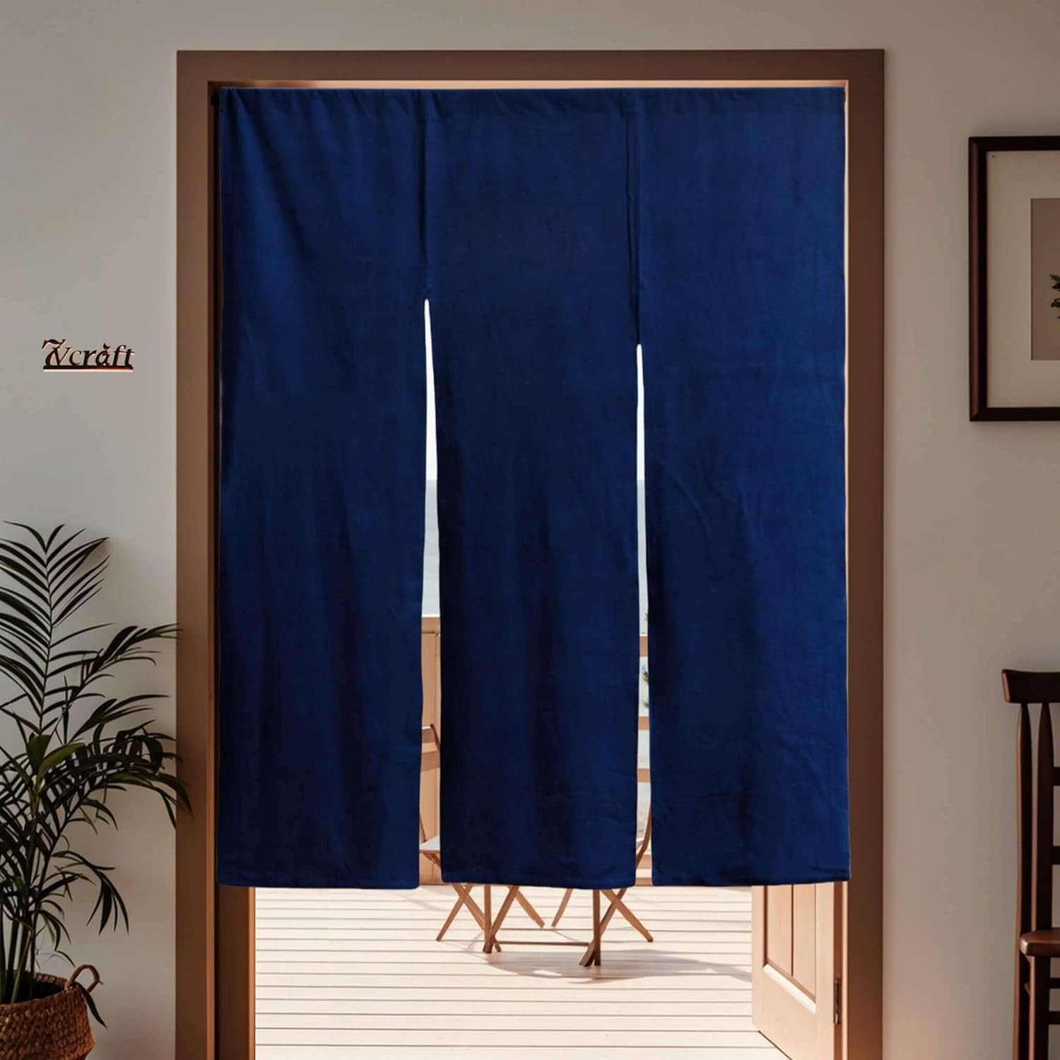 Traditional Japanese Shibori Curtain 3 Panels