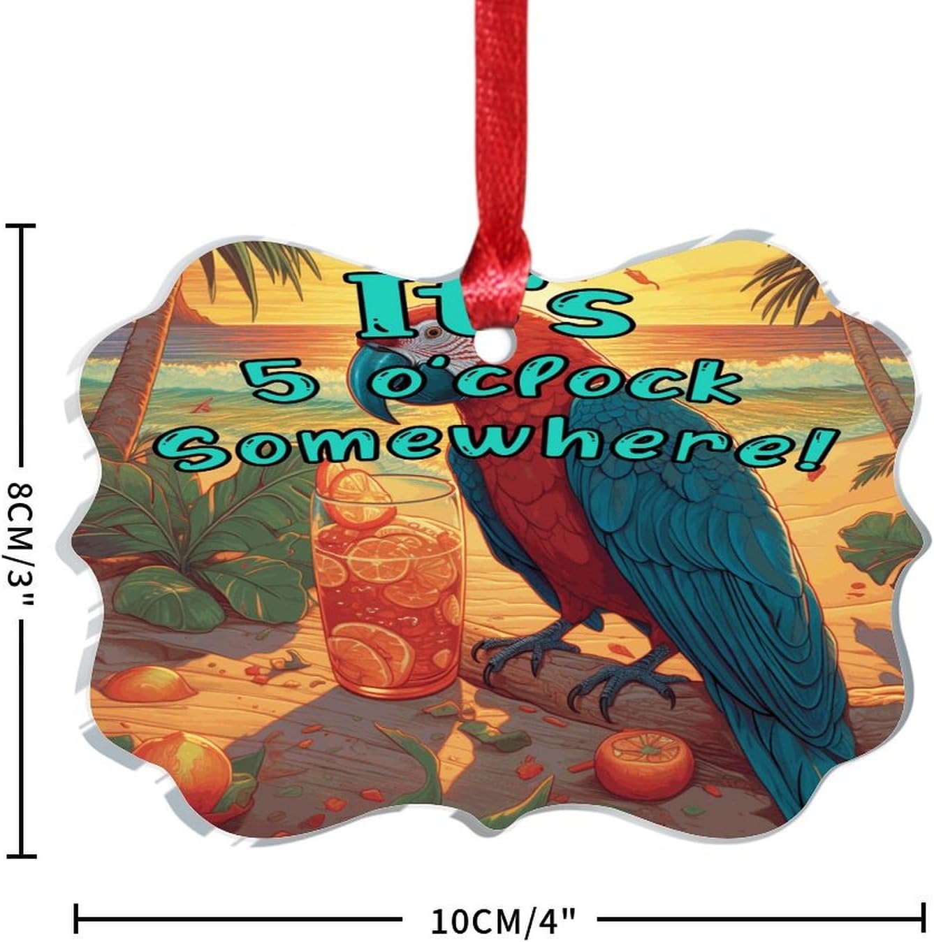 3 In Acrylic Christmas Ornaments 2024 Funny Decor