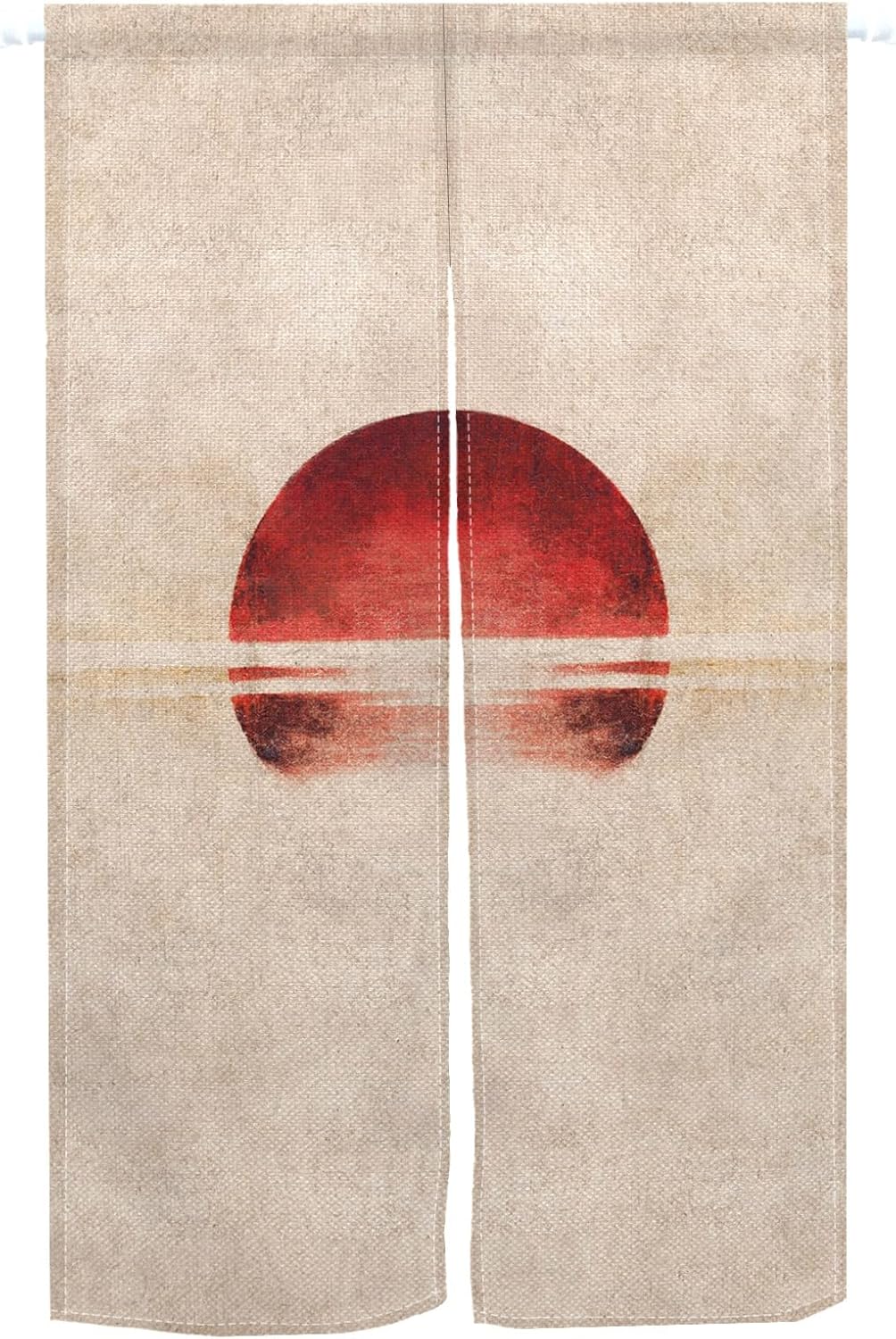 Traditional Japanese Noren Door Curtain 283 x 472 Sunset