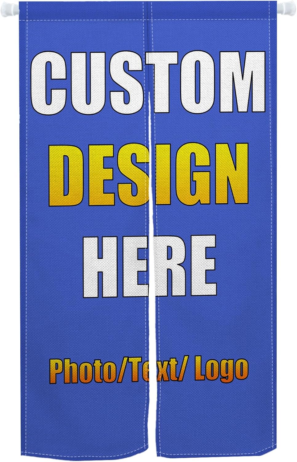 Custom Japanese Noren Curtain with Personalized Design