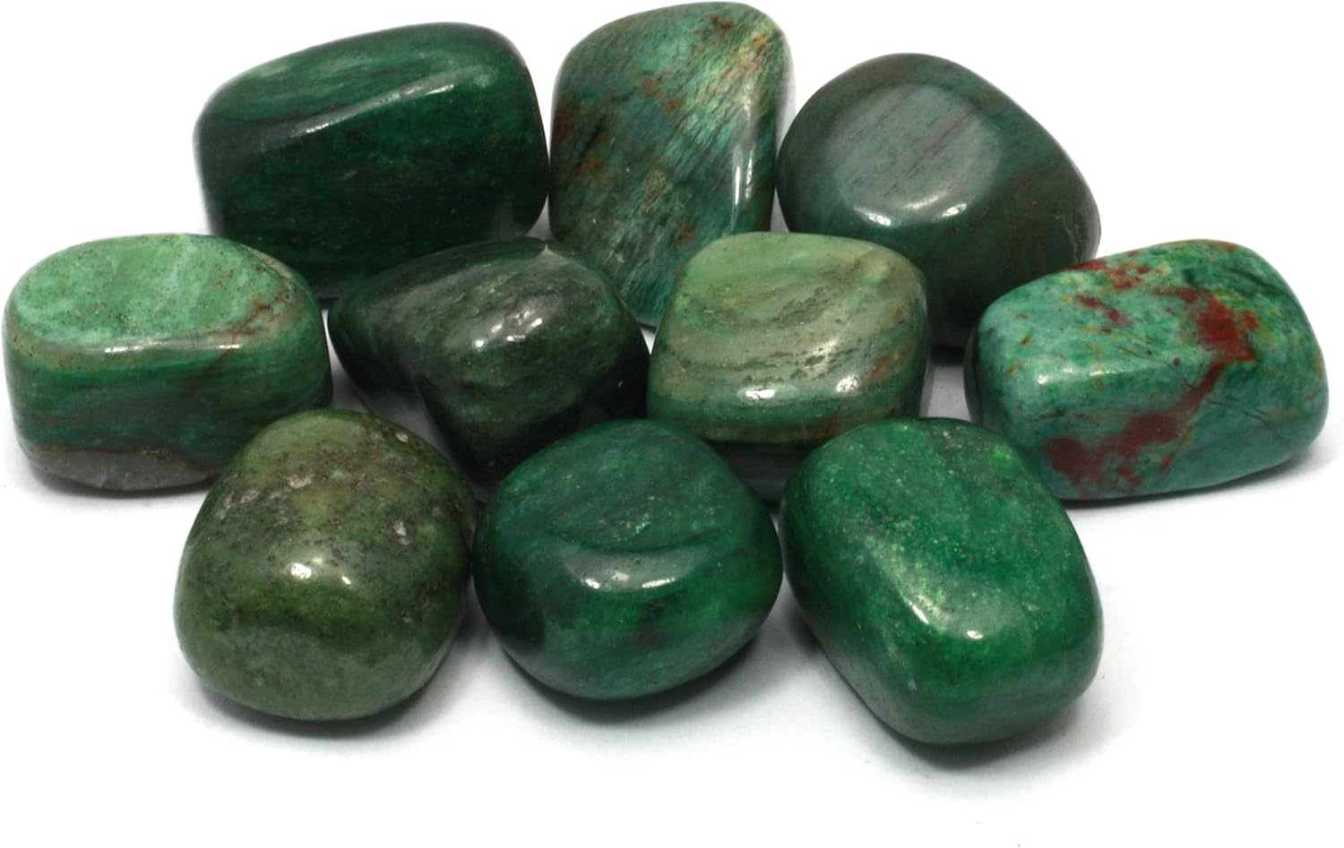 CrystalAge African Jade Tumble Stone 20-25mm Pack of 5