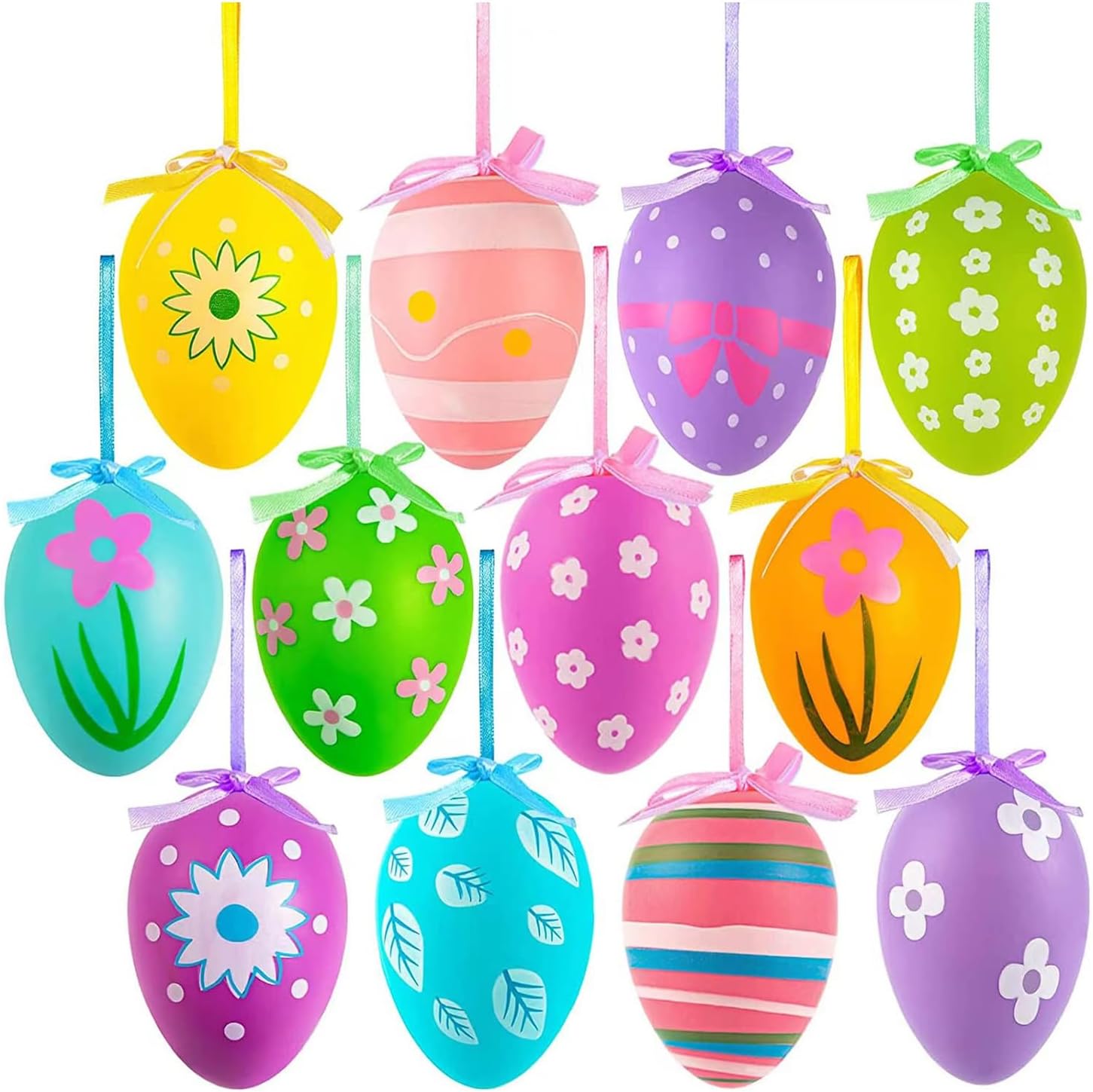 Sengocis Plastic Easter Decorations Eggs