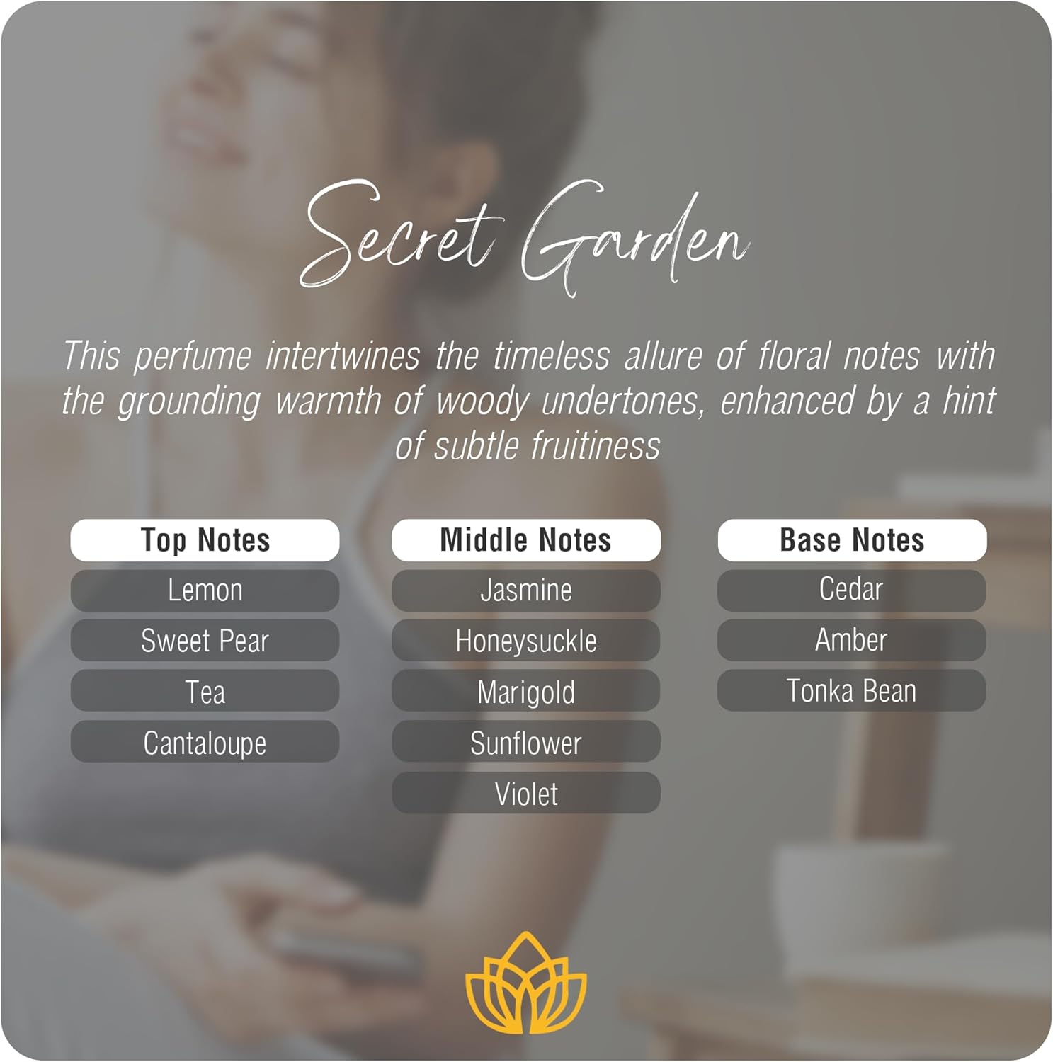 DI FIORI Secret Garden Essential Oil Diffuser Refill