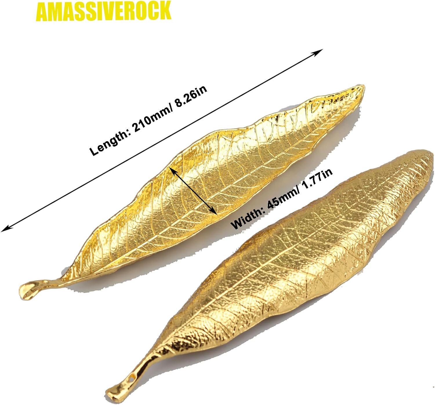 Leaf Shaped Incense Holder for Sticks and Cones