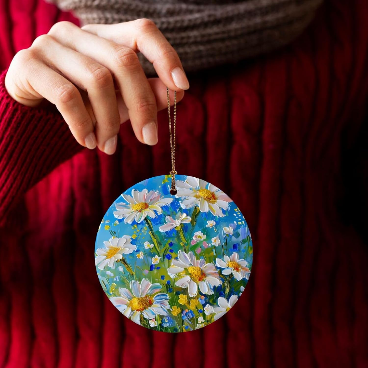 Christmas Ornaments Ceramic Pendant Decor
