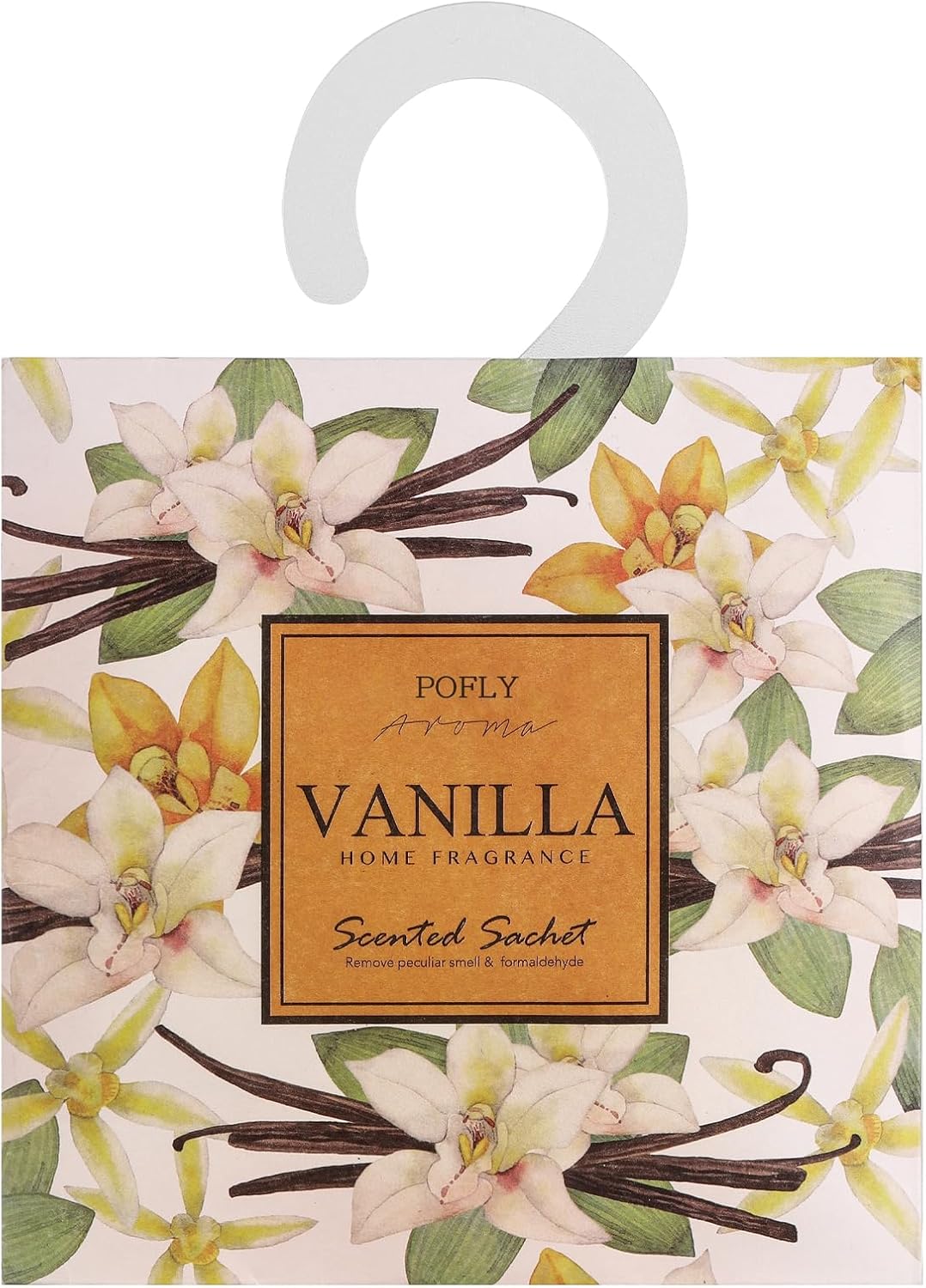 12 Vanilla Scented Sachets for Drawer and Closet