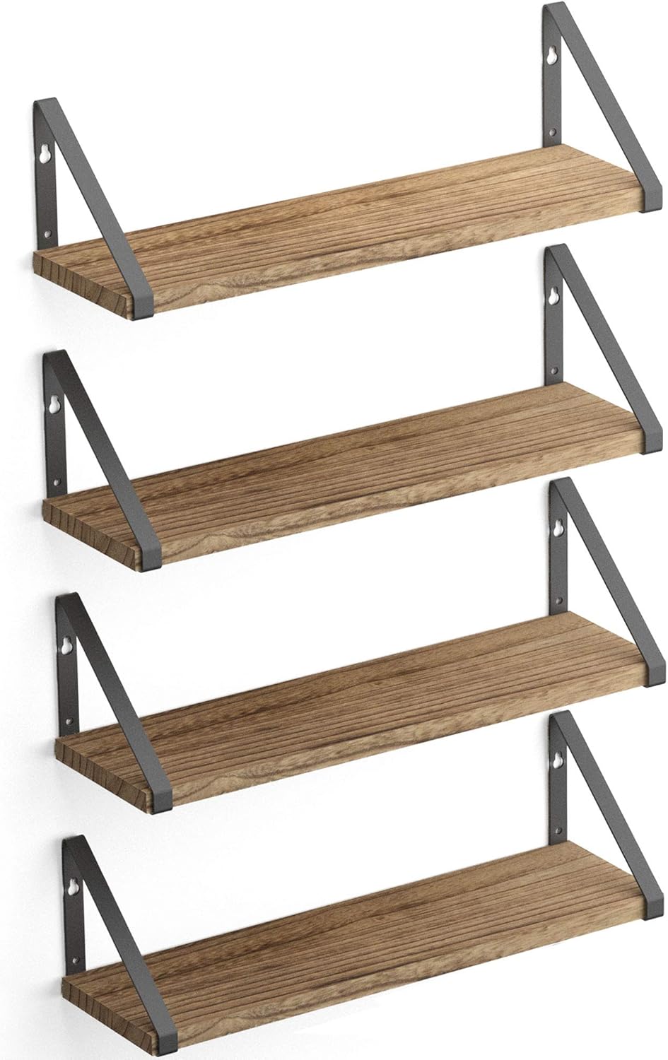 Wallniture Ponza Floating Shelves Wall Mounted Set of 4
