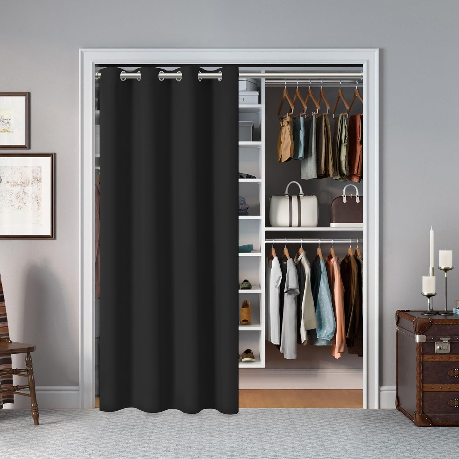 AOSKY Door Curtains for Privacy and Light Blockage