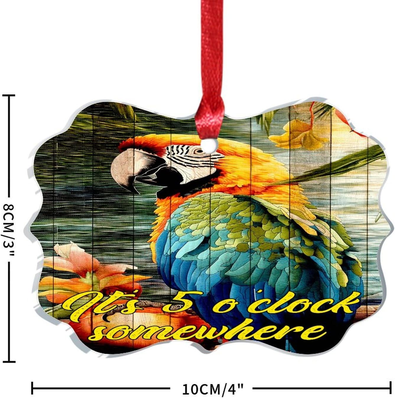 3 Inch Acrylic Christmas Ornaments 2024 Five Oclock Somewhere Decor