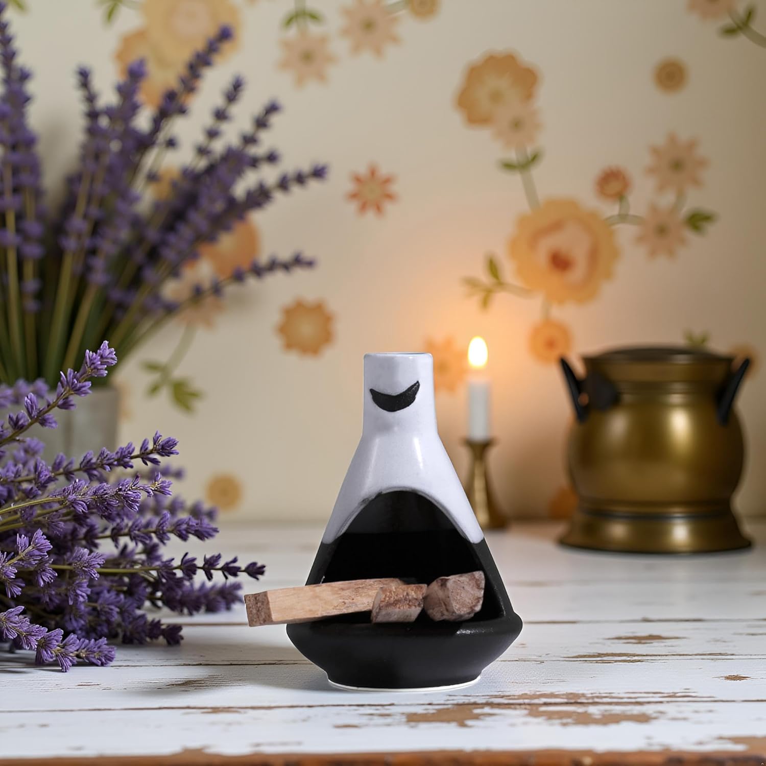 Yiasson 4-in-1 Ceramic Incense Holder Burner