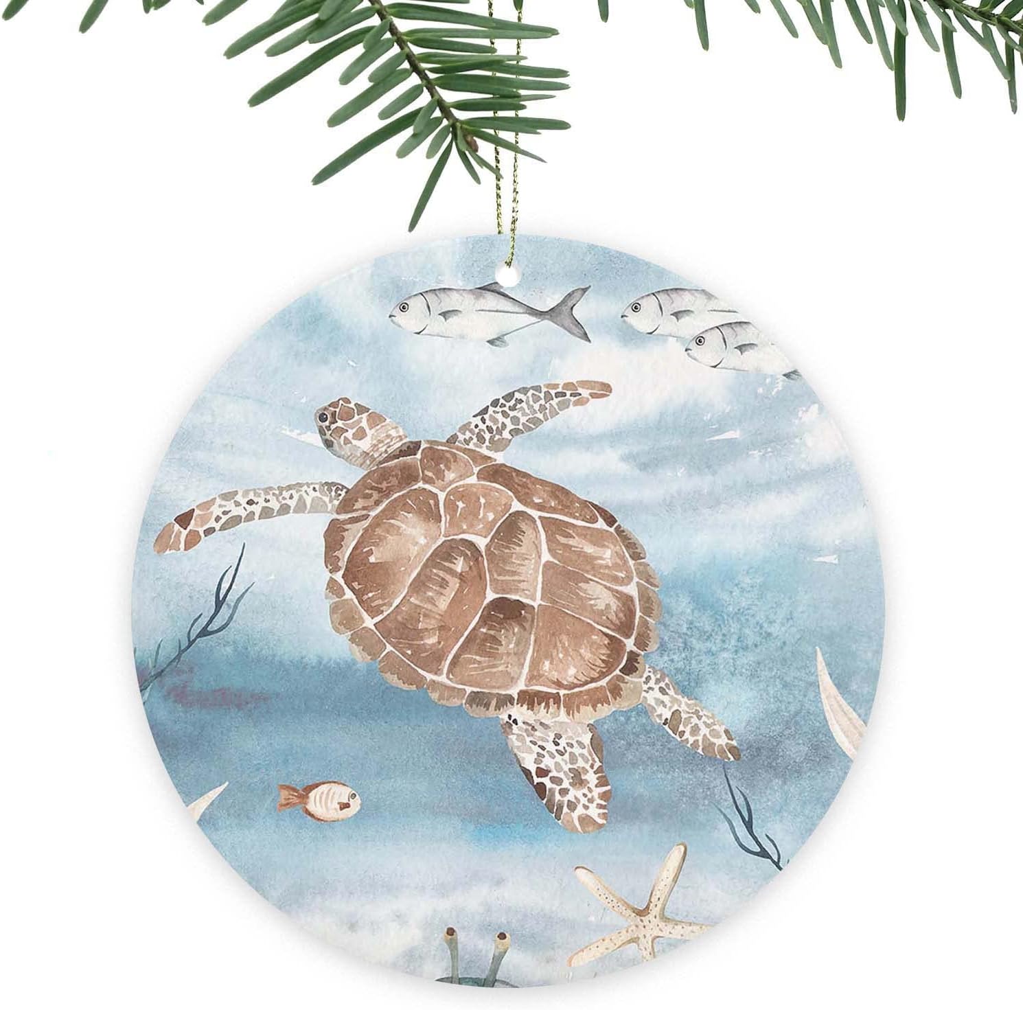 MEVRA Turtle Christmas Ornament Funny Decor for Halloween