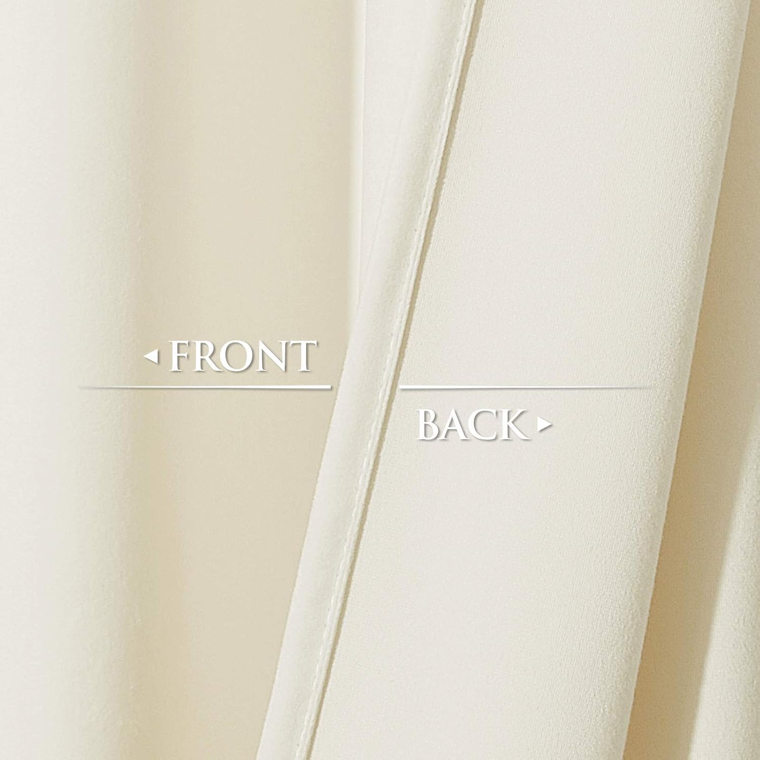 StangH Doorway Curtains Ivory White Panel