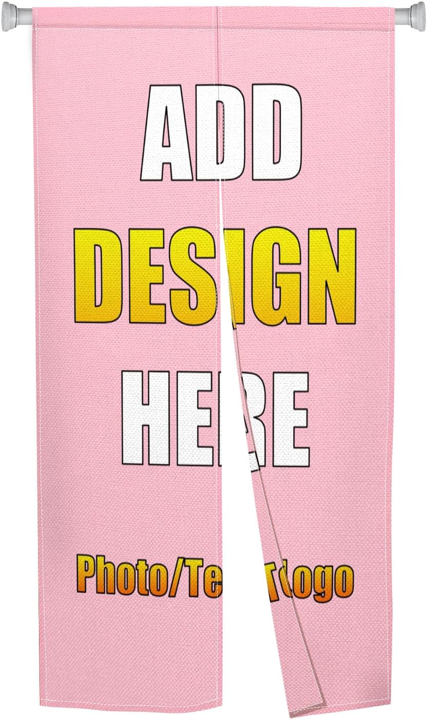 Custom Japanese Noren Curtain Double Sided for Door Divider