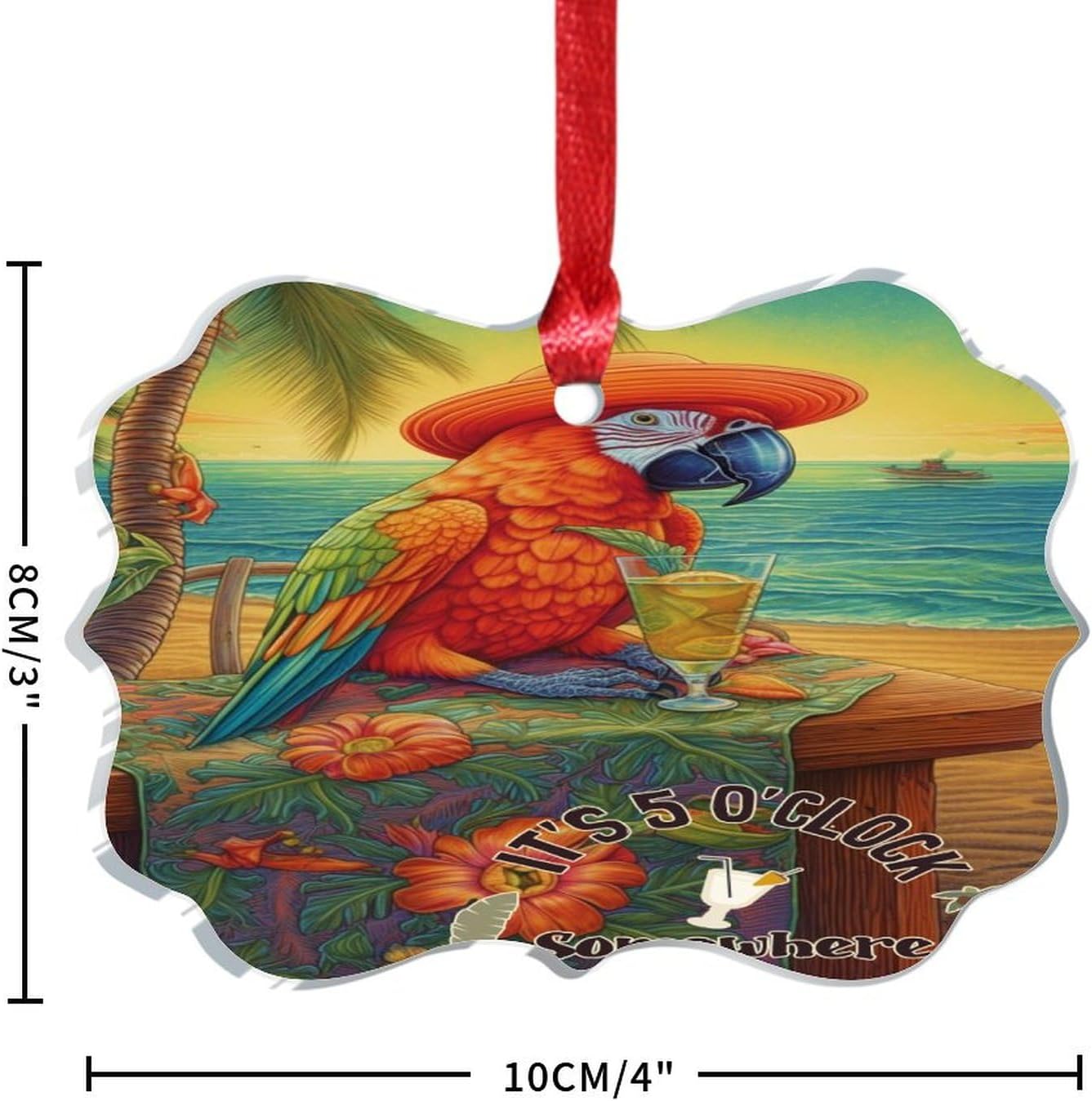 3 Inch Acrylic Christmas Ornaments 2024 Unique Decorative Baubles 1