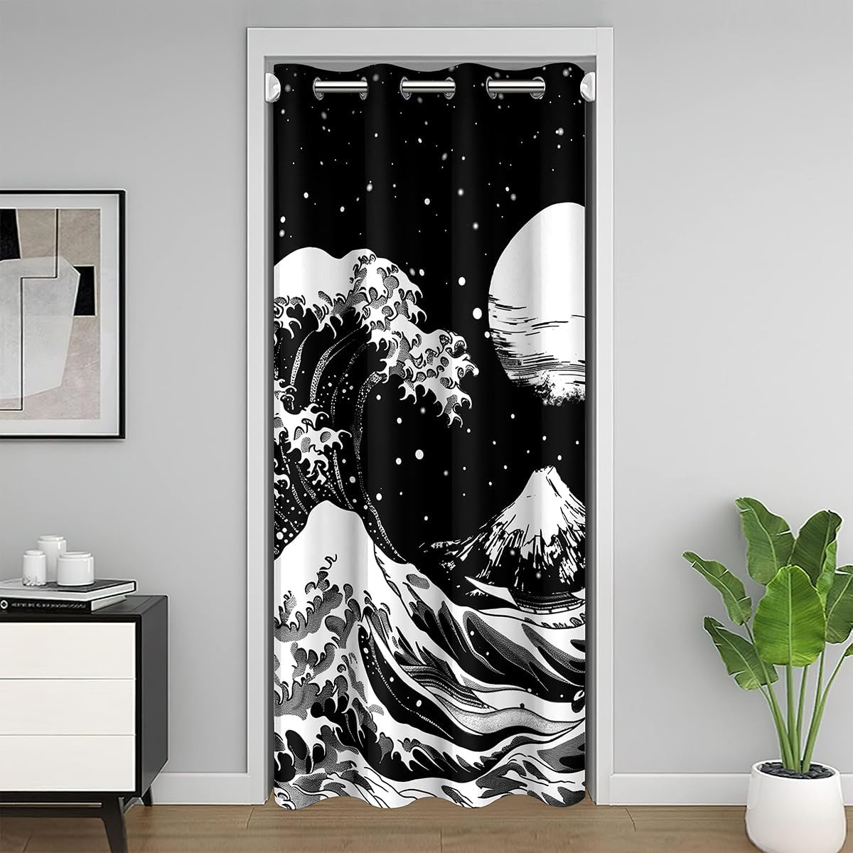 Jejeloiu Japanese Door Curtain 52 x 80