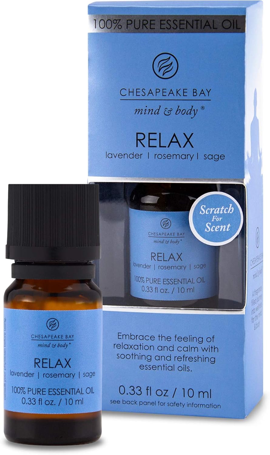 Chesapeake Bay Candle PT40933 Reed Diffuser Oil 10ml Relax Lavender Rosemary Sage