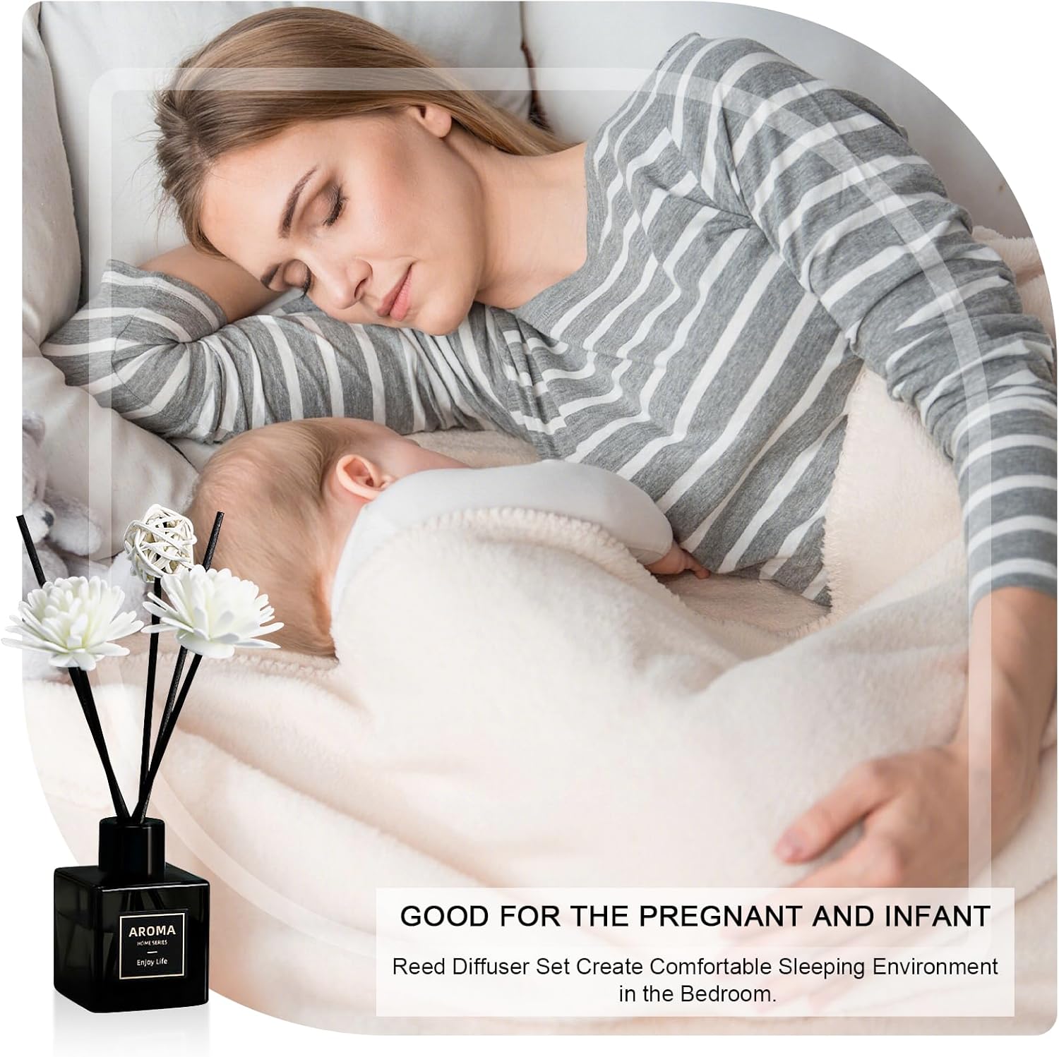 Pierides Reed Diffuser Set of 3 Lavender Scented