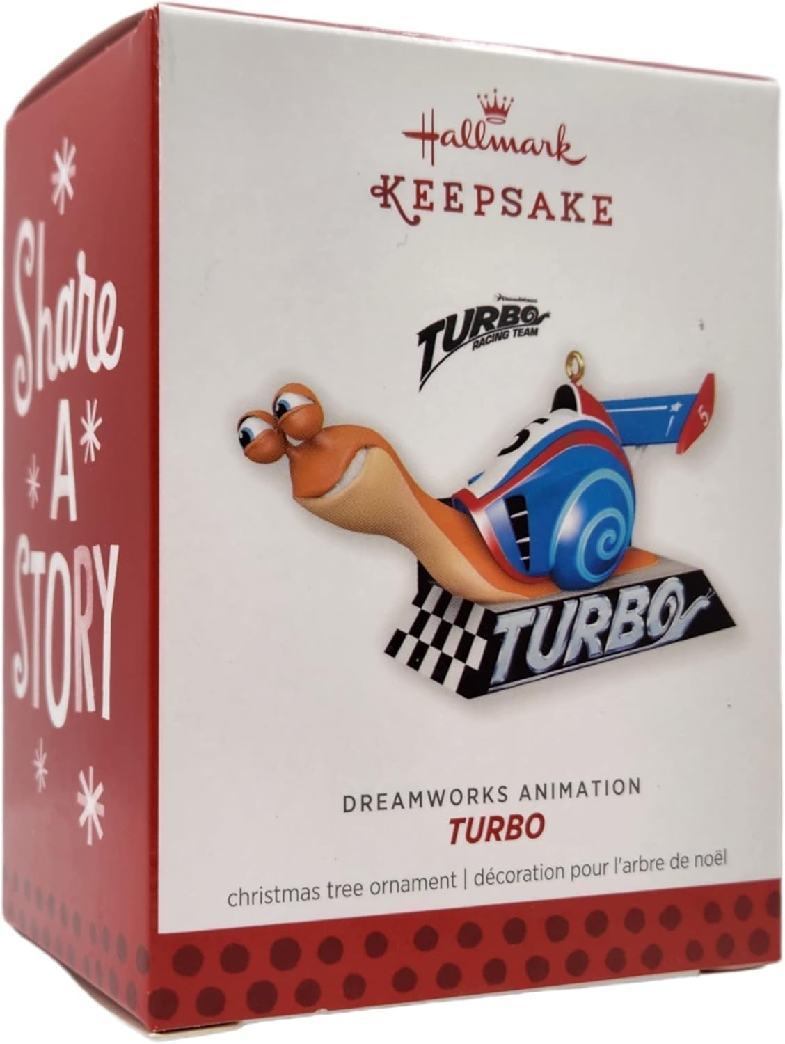Hallmark DreamWorks Turbo Christmas Hanging Ornament