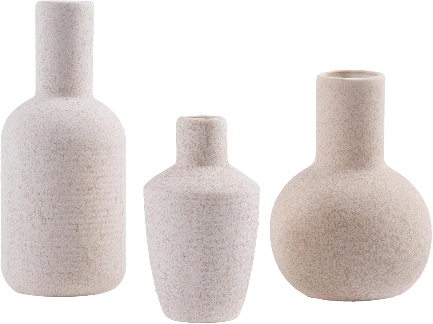 DN DECONATION Ceramic Vase Set of 3 Home Decor