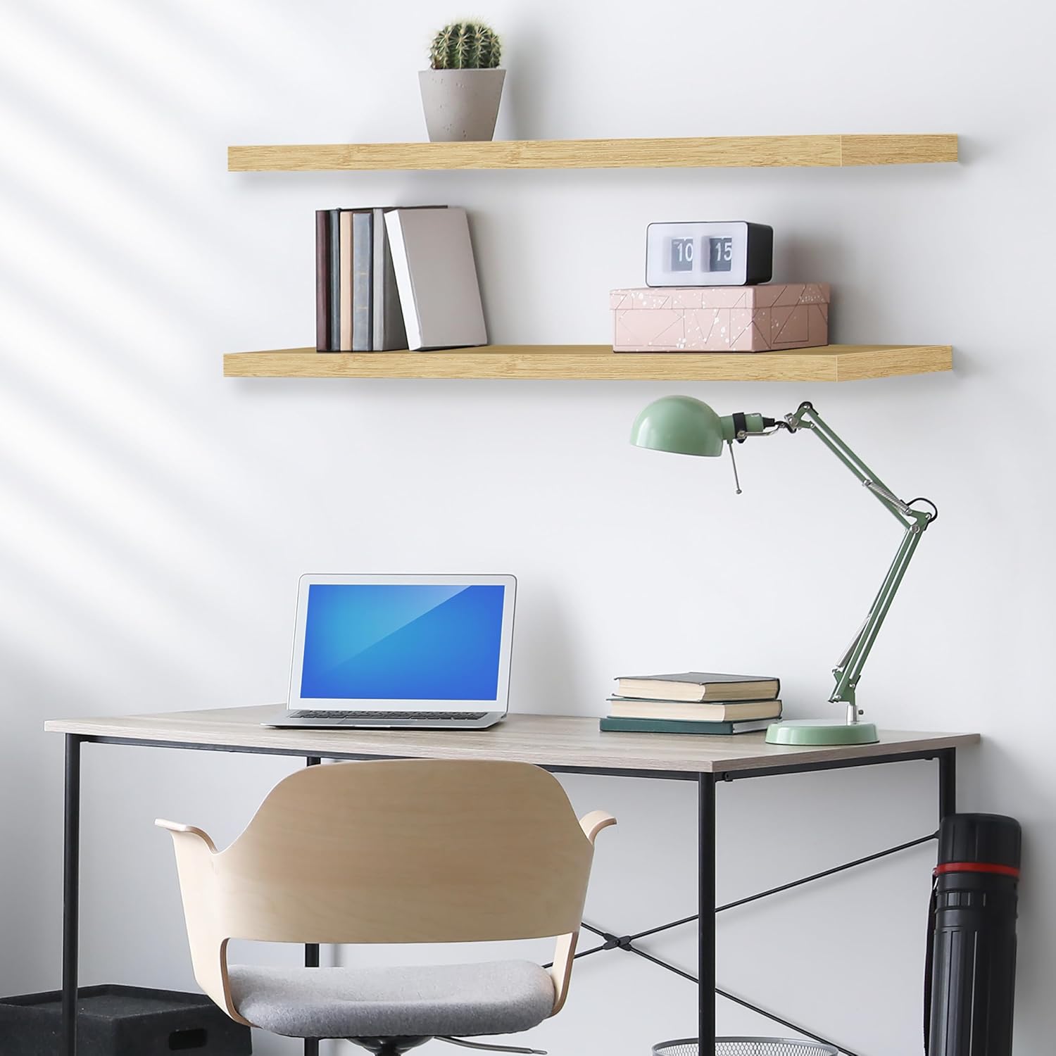 Sorbus Floating Shelves 48 Inch Wall Mounted Book Storage 3 Pack