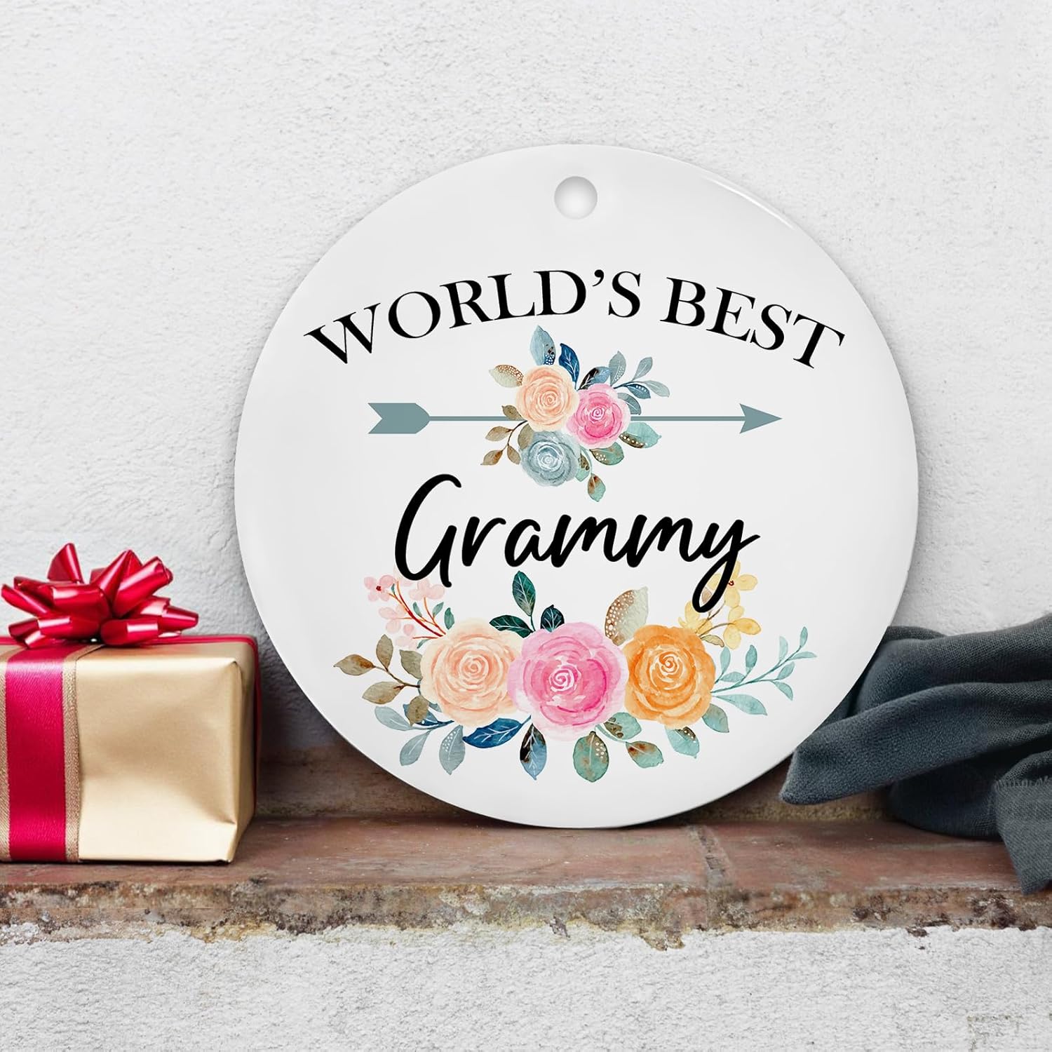 Beliran Grammy Ceramic Ornaments for Home Decor