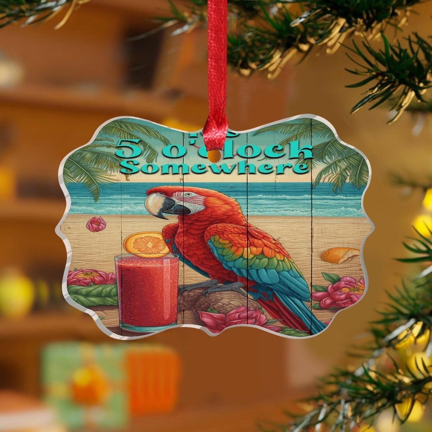 Wodevor 3 Inch Acrylic Christmas Ornaments 2024