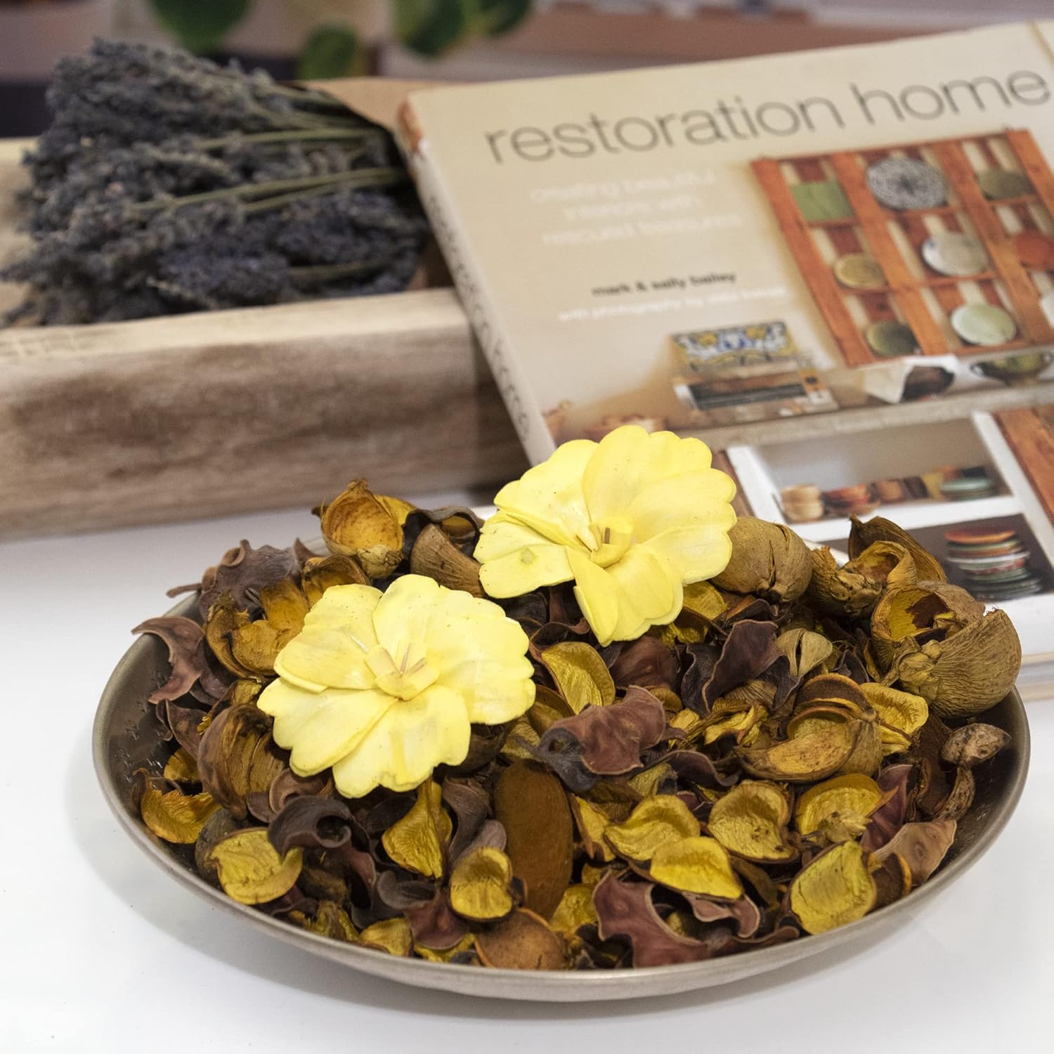 Fragrance Potpourri Bag Yellow Yuzu Lemon Zest