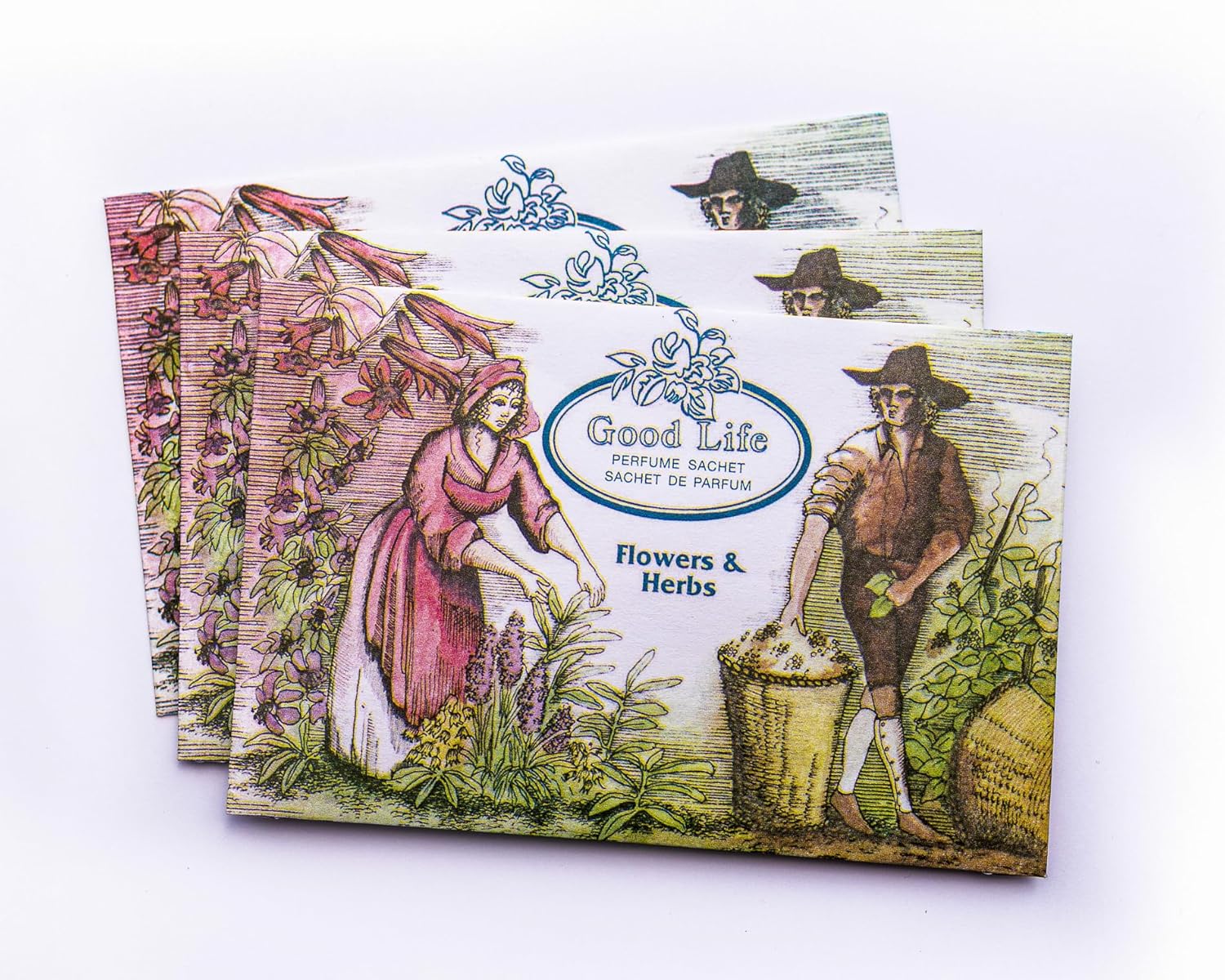 Good Life Flowers Herbs Scented Sachets 12 Pack