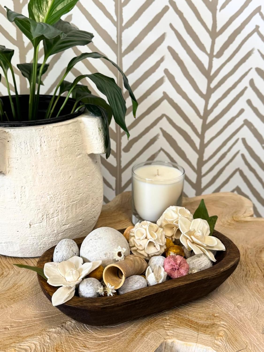De La Terre Home Fragrance Potpourri Bag Decor White