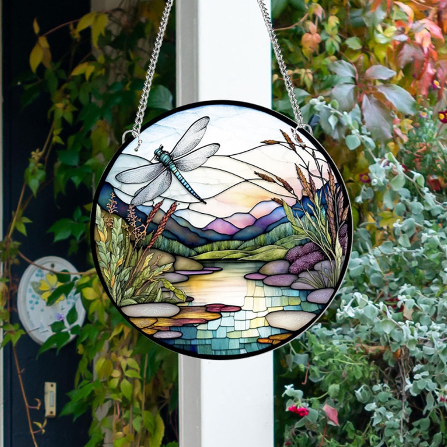 118 Inch Dragonfly Acrylic Window Hanging Art Decor