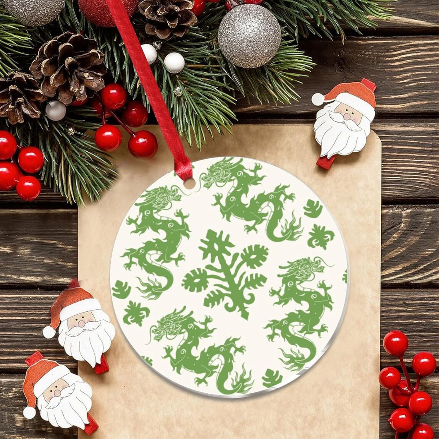 3 Inch Acrylic Christmas Ornaments 2024 1