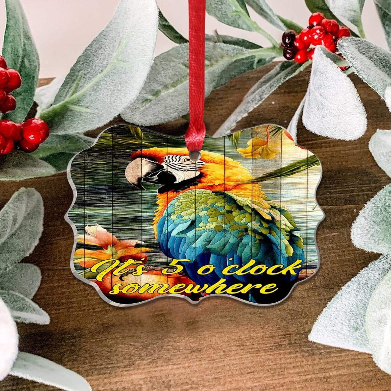 3 Inch Acrylic Christmas Ornaments 2024 Five Oclock Somewhere Decor