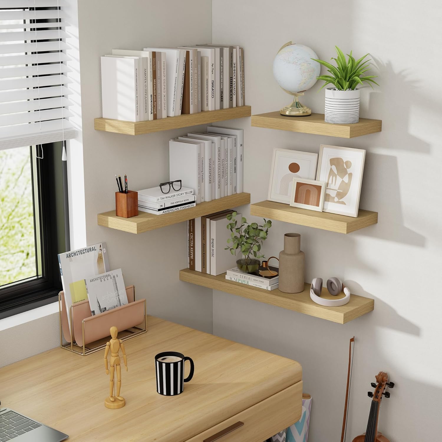 36 Inch Floating Shelves Set of 2 with Invisible Brackets