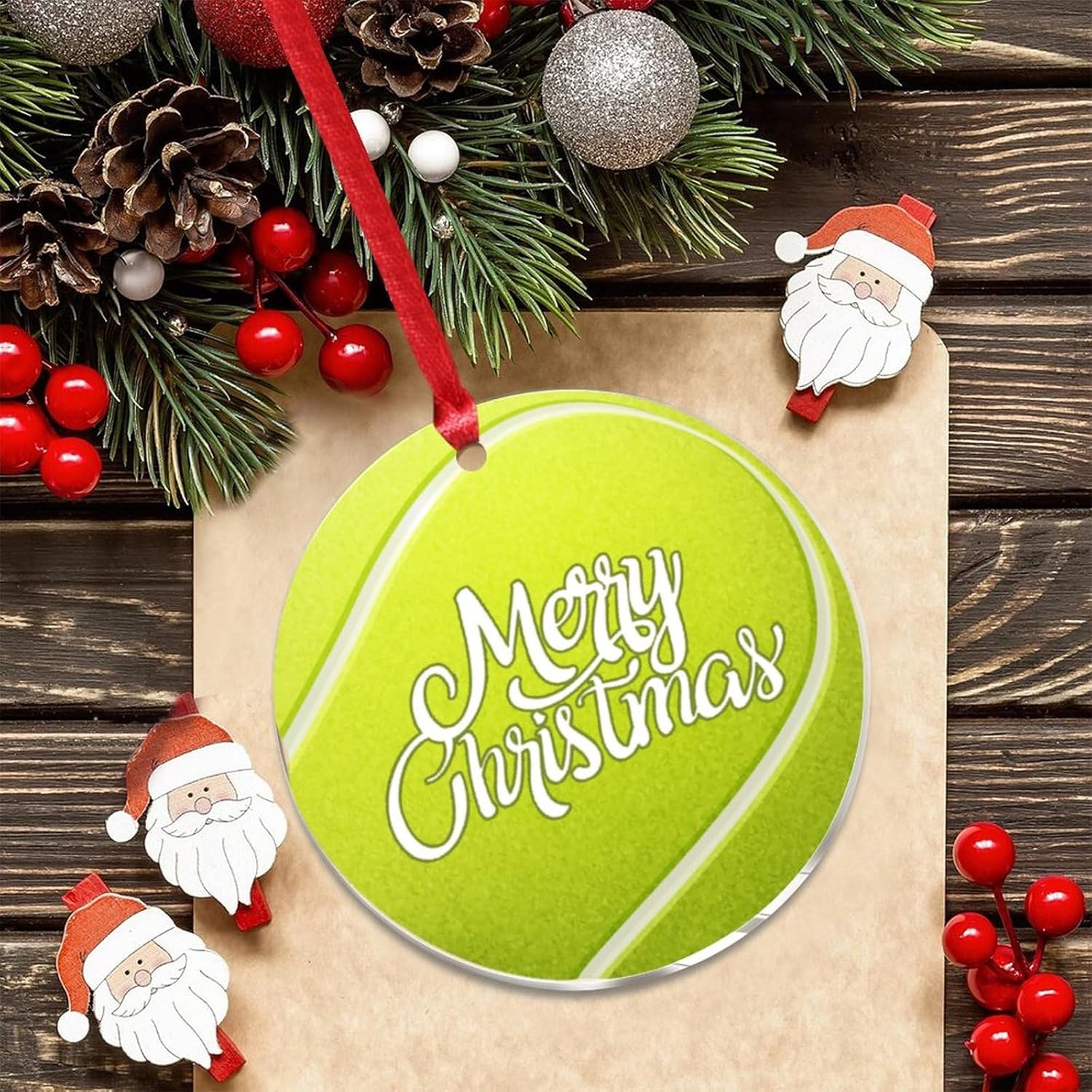 Autravelco 2023 Acrylic Christmas Ornaments Hanging Decor
