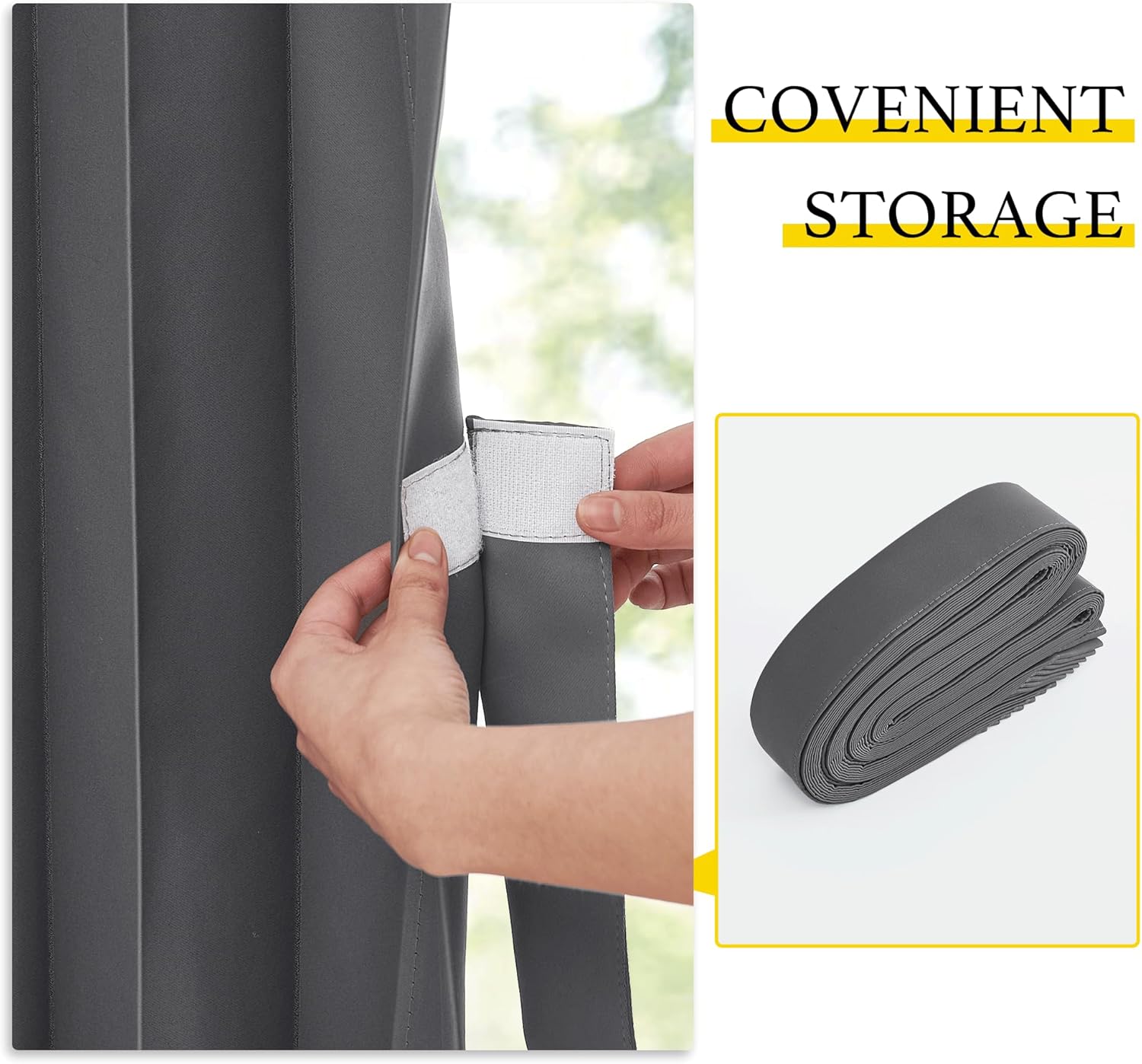 NICETOWN 80 Inch Blackout Curtain Panel