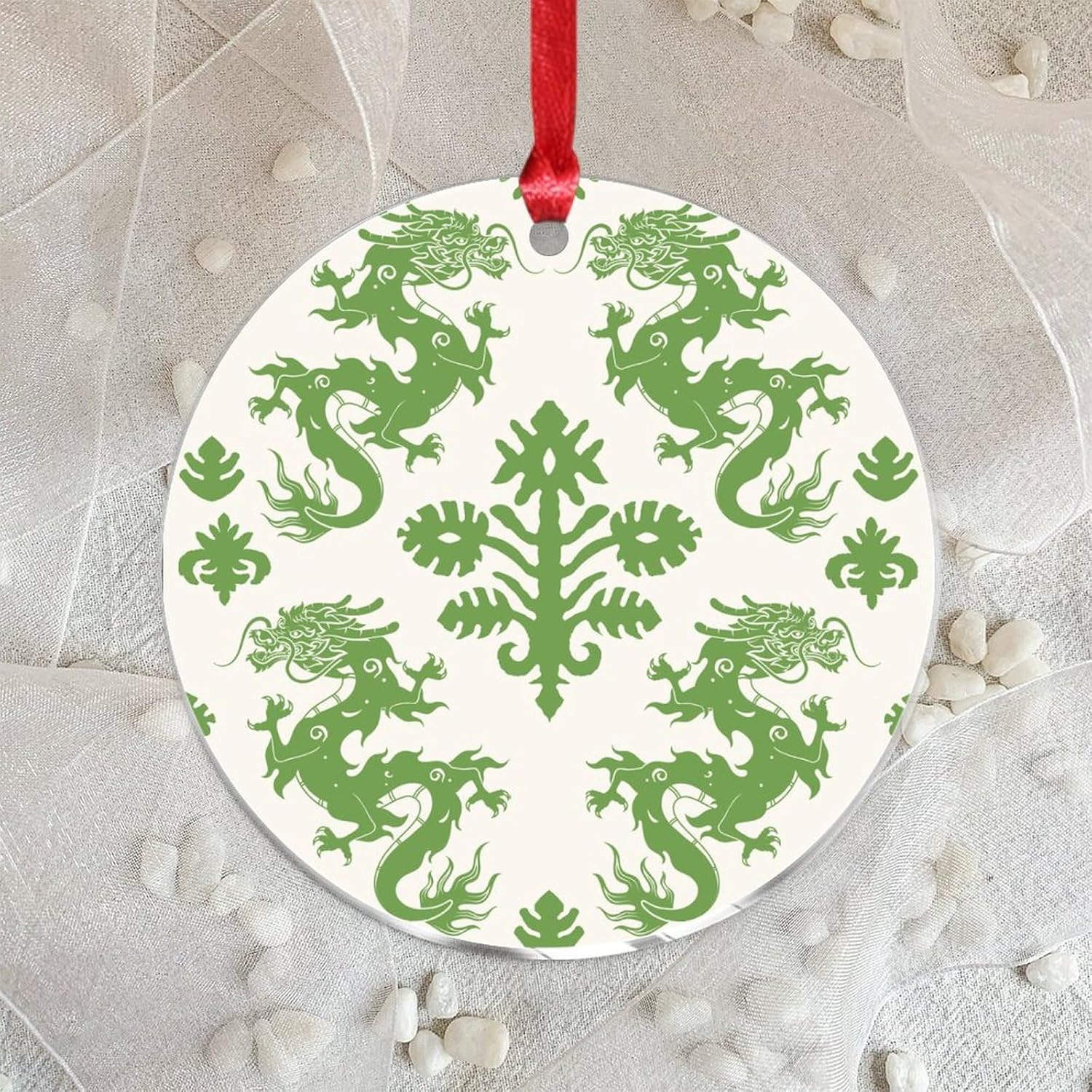 3 Inch Acrylic Christmas Ornaments 2024 1