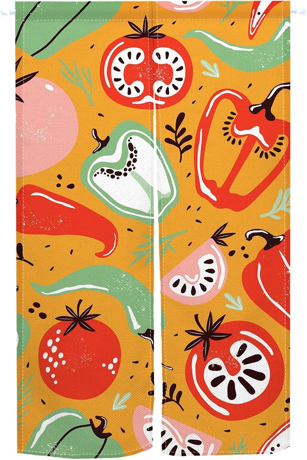 Leowefowa Japanese Noren Door Curtain Panel 335x709