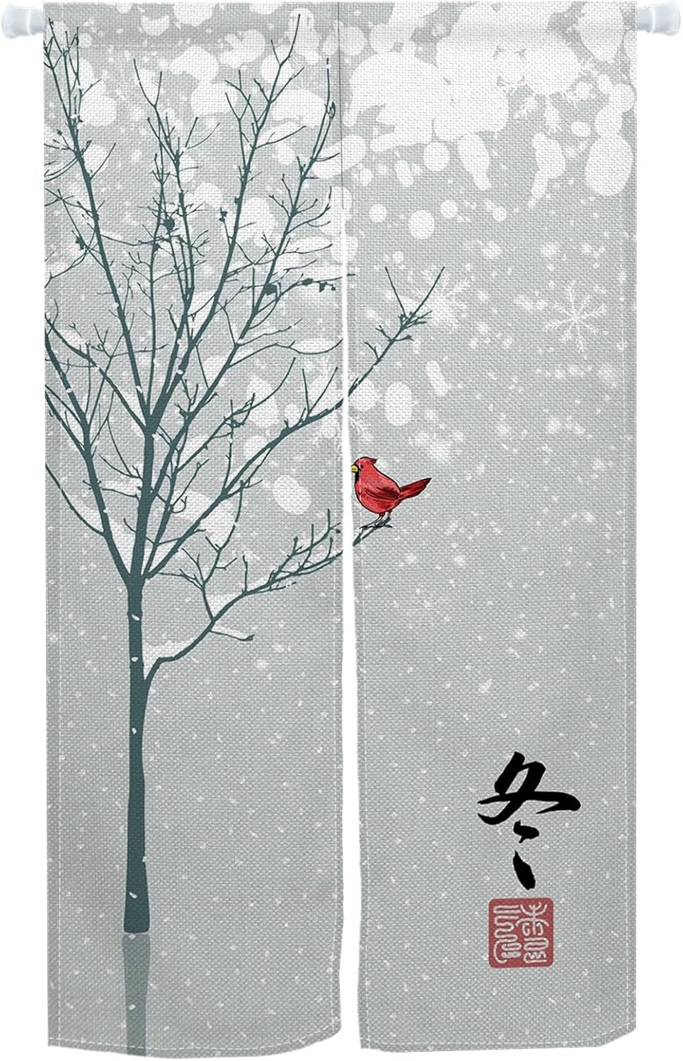 Leowefowa Japanese Noren Door Curtain 335x709