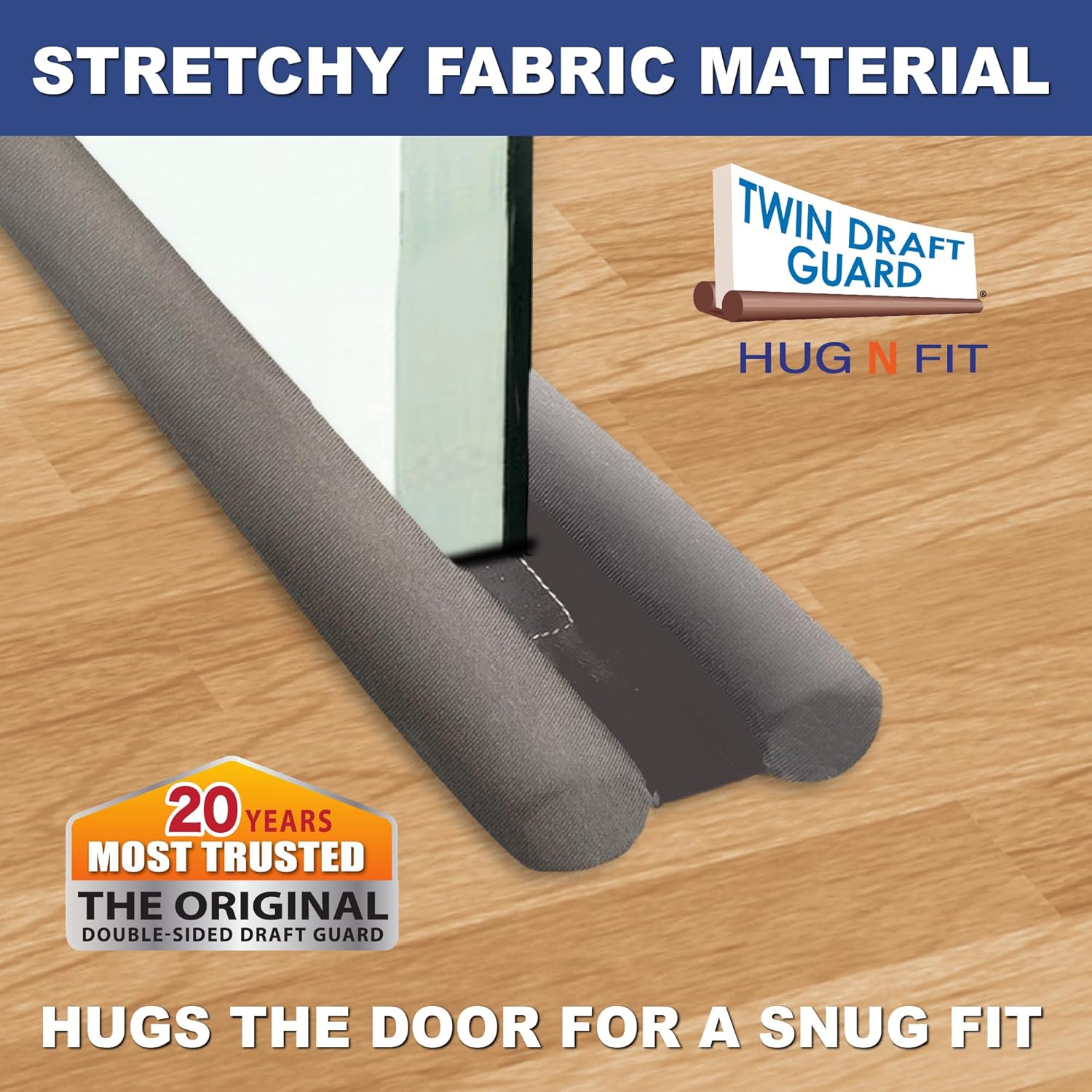 Twin Draft Guard Hug N Fit 28-36 Inch Draft Stopper