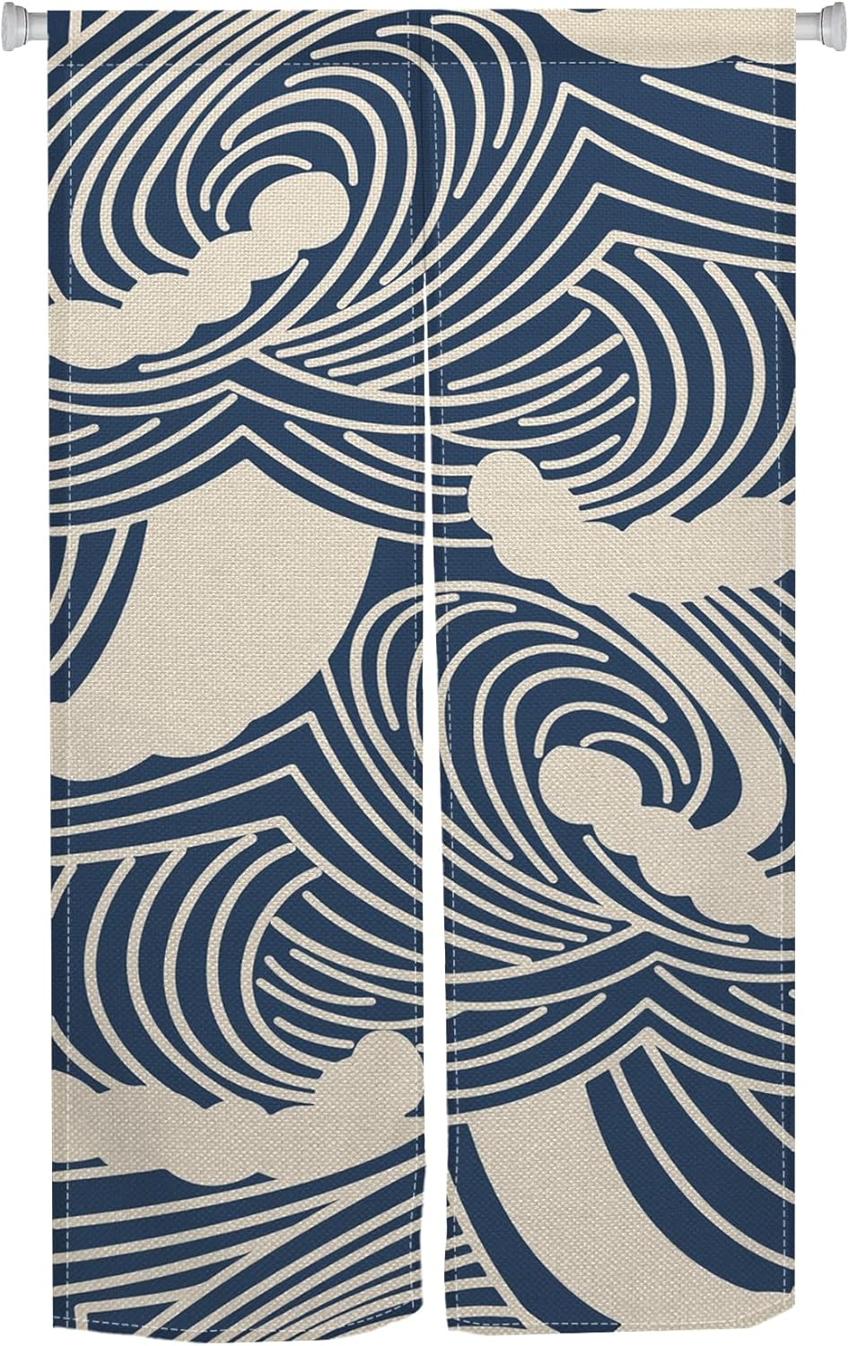 Traditional Japanese Noren Door Curtain for Living Room and Kitchen