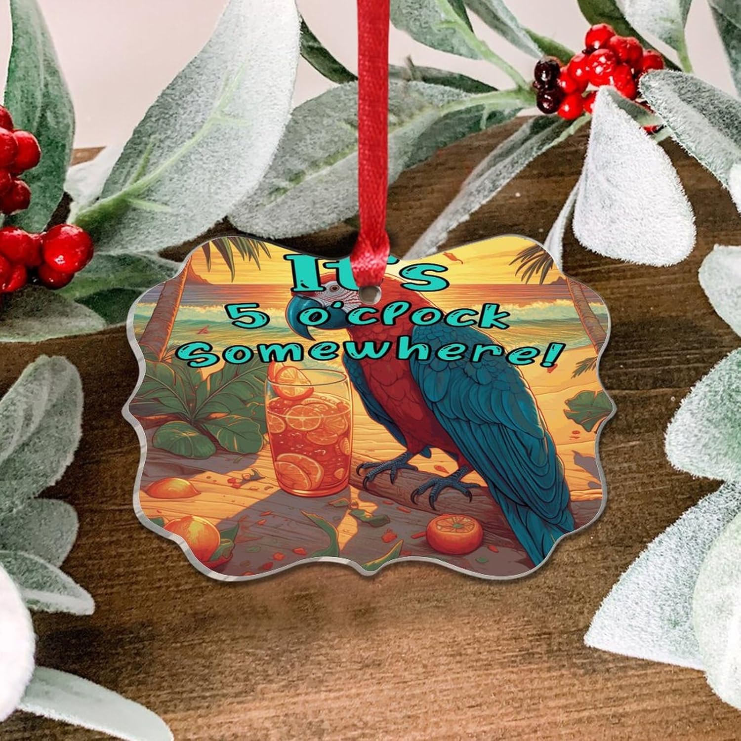 3 In Acrylic Christmas Ornaments 2024 Funny Decor