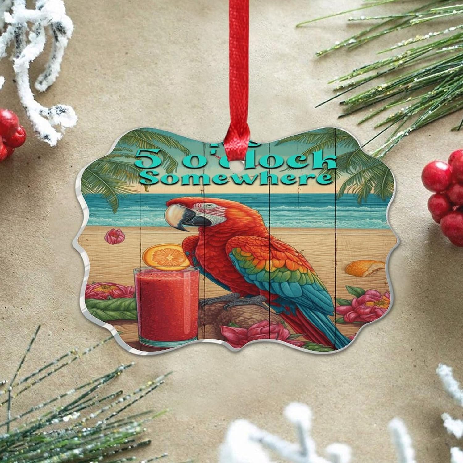 Wodevor 3 Inch Acrylic Christmas Ornaments 2024