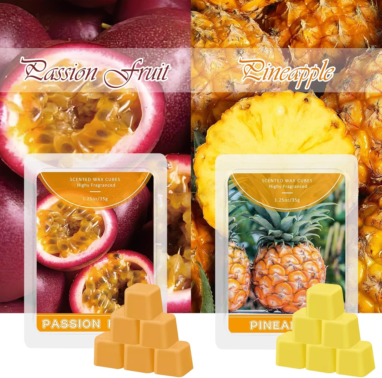 STRN Scented Wax Melts 6 Pack with Fruit Scents
