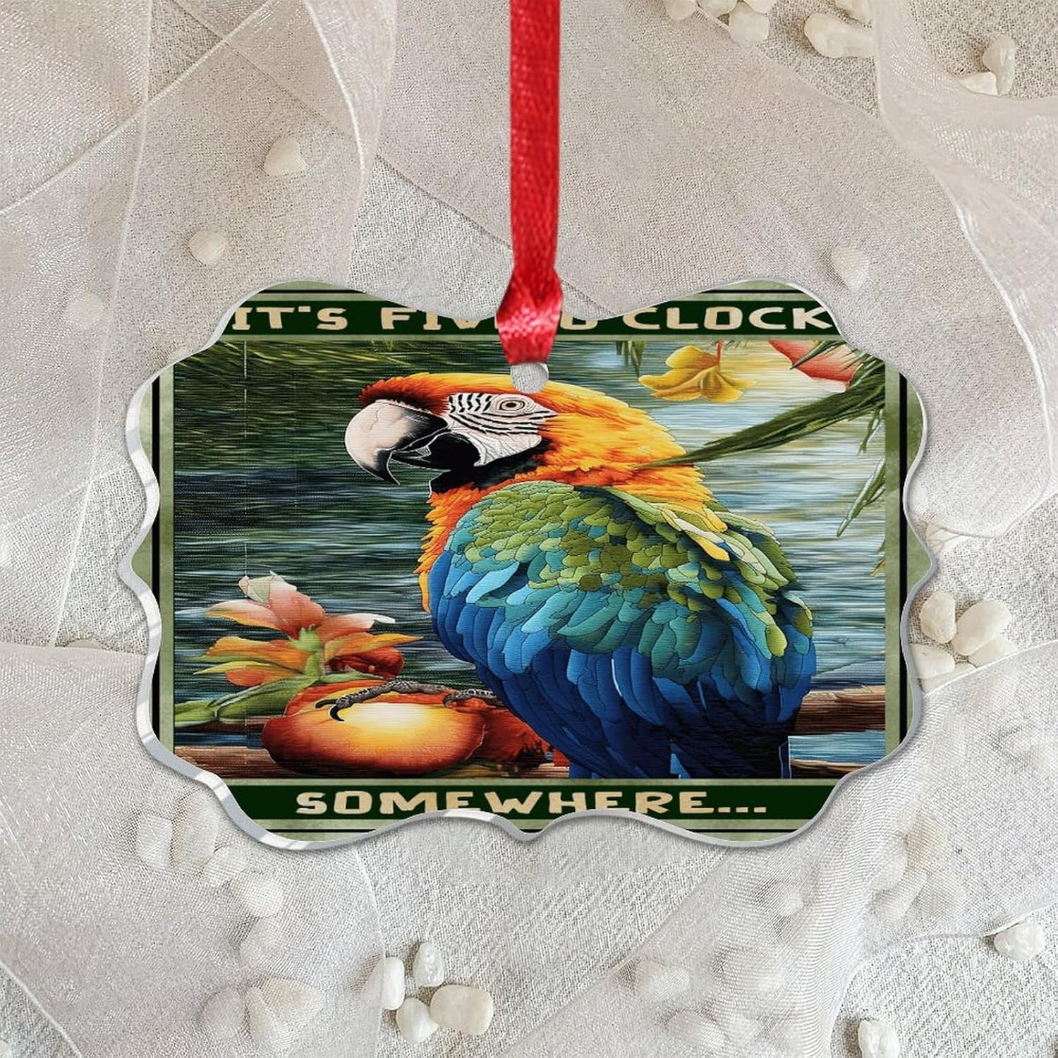 3 Inch Acrylic Christmas Ornaments 2024 Fun Decor Baubles