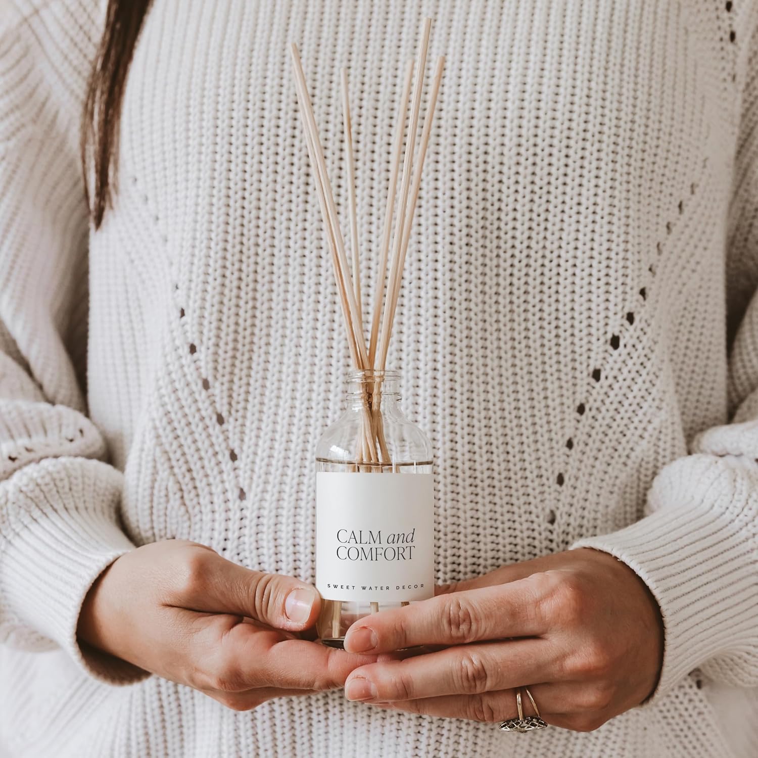 Sweet Water Decor Calm Comfort Reed Diffuser Set