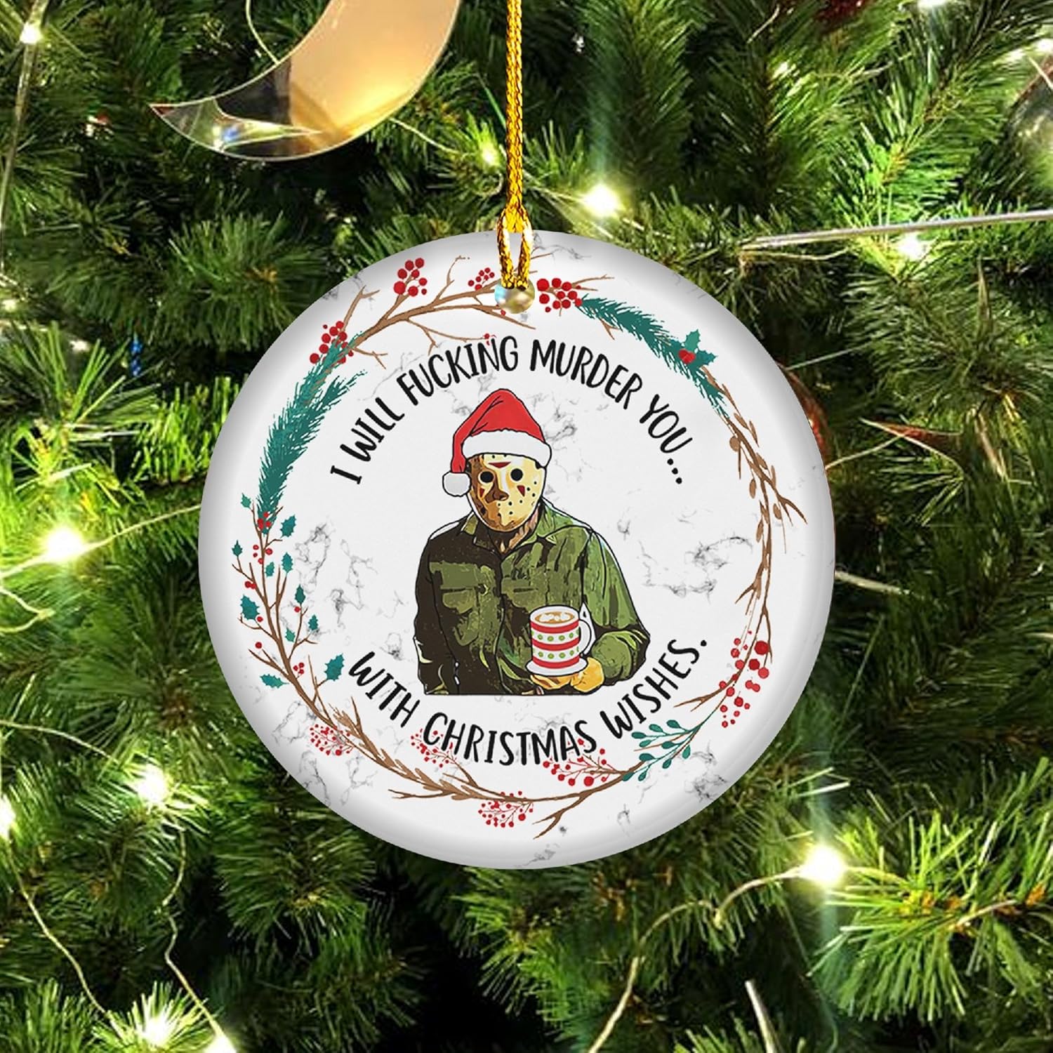 Halloween Horror Character Ornaments for Christmas Trees